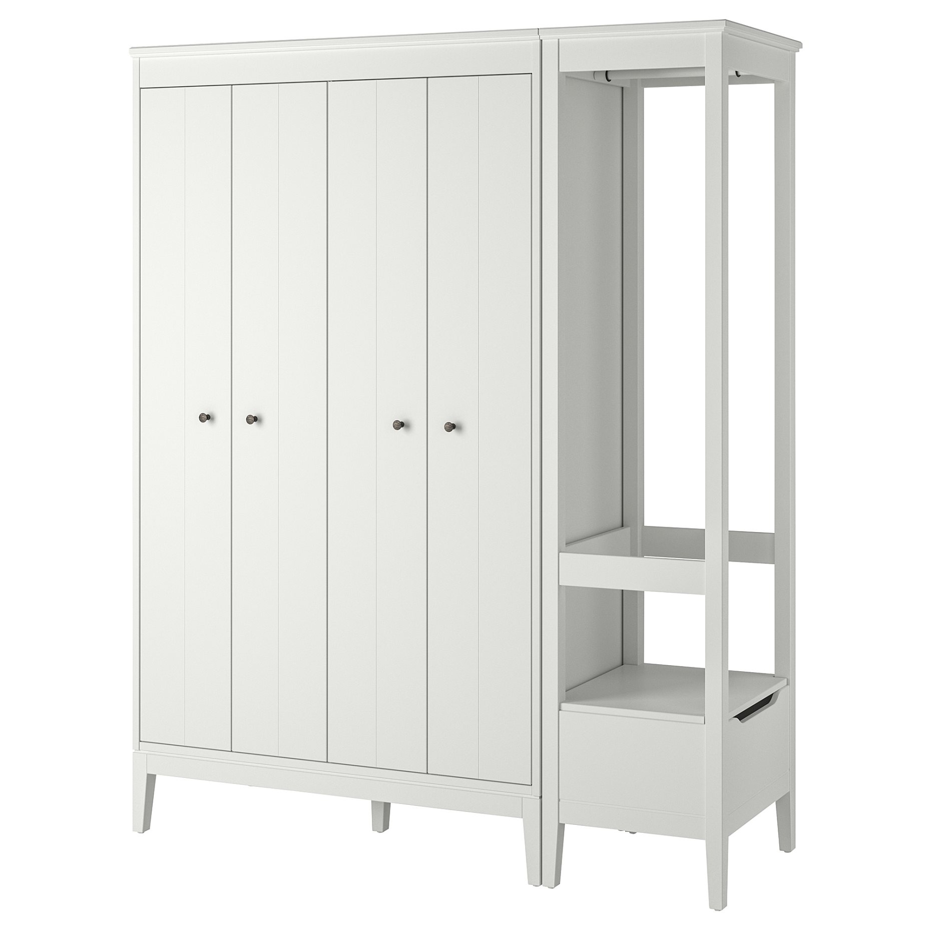 IDANÄS, wardrobe combination, 180x59x211 cm, 893.882.91