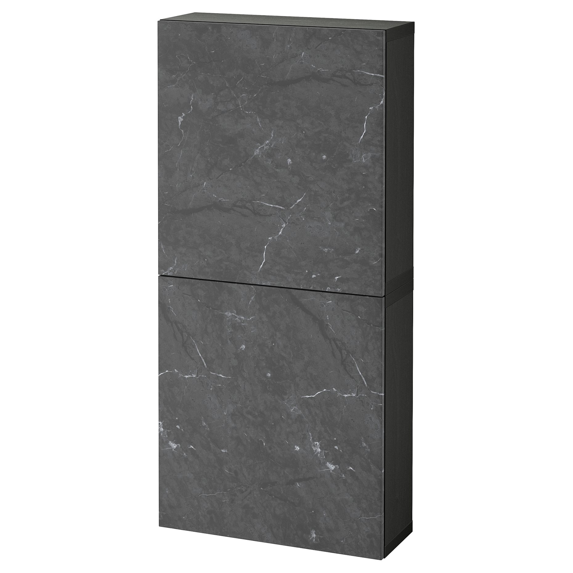 BESTÅ, wall cabinet with 2 doors, 60x22x128 cm, 894.219.74