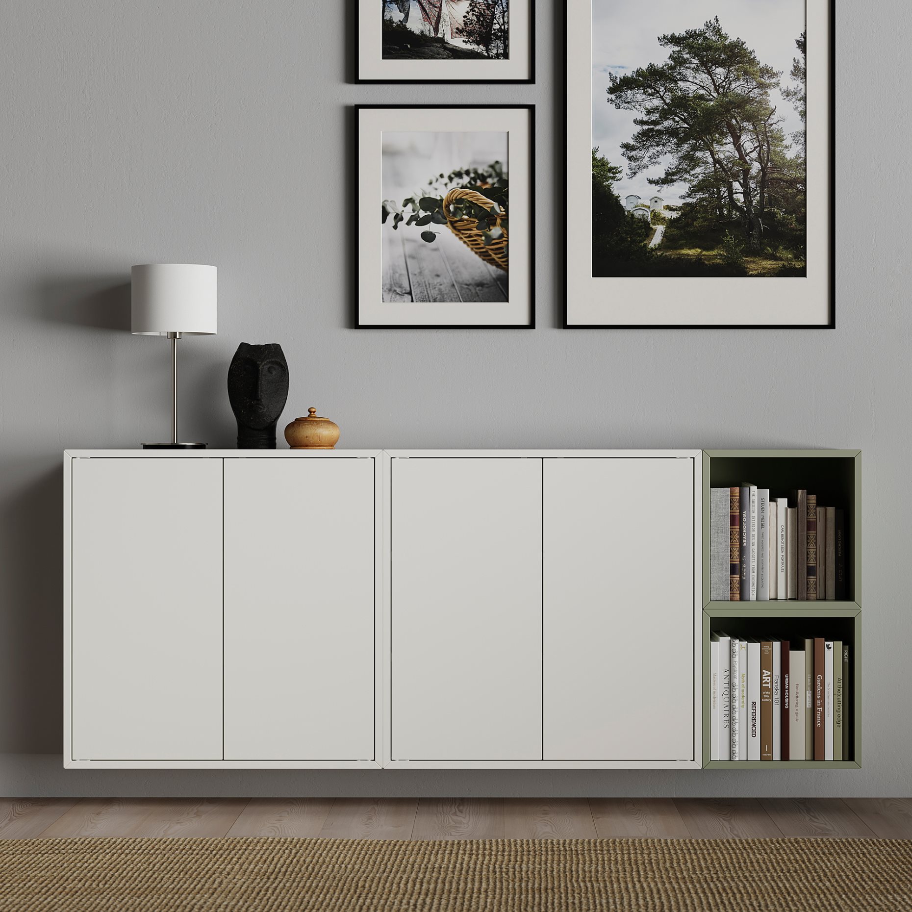 EKET, wall-mounted shelving unit, 70x35x70 cm, 894.352.21
