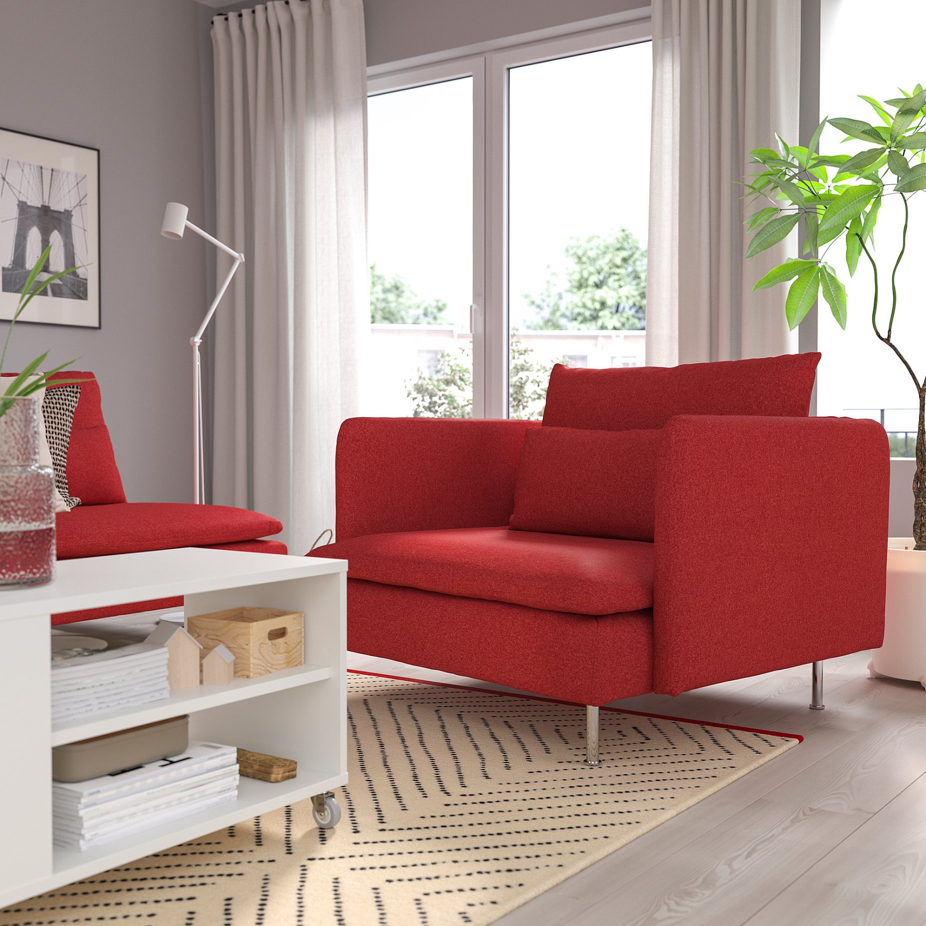 SÖDERHAMN, armchair, 895.144.02
