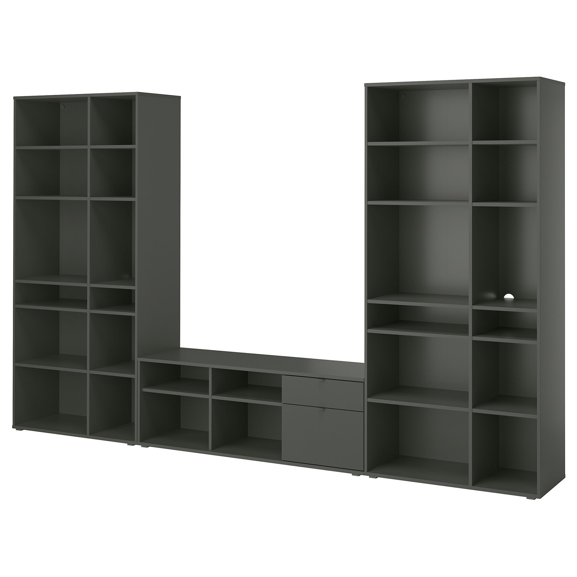 VIHALS, TV/storage combination, 337x37x200 cm, 895.210.73