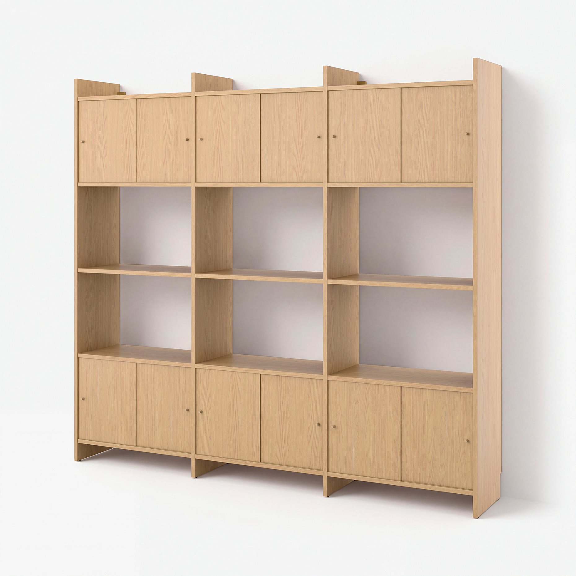 LÅDMAKARE, storage combination with sliding doors and 3 shelves, 238x35x212 cm, 895.646.75