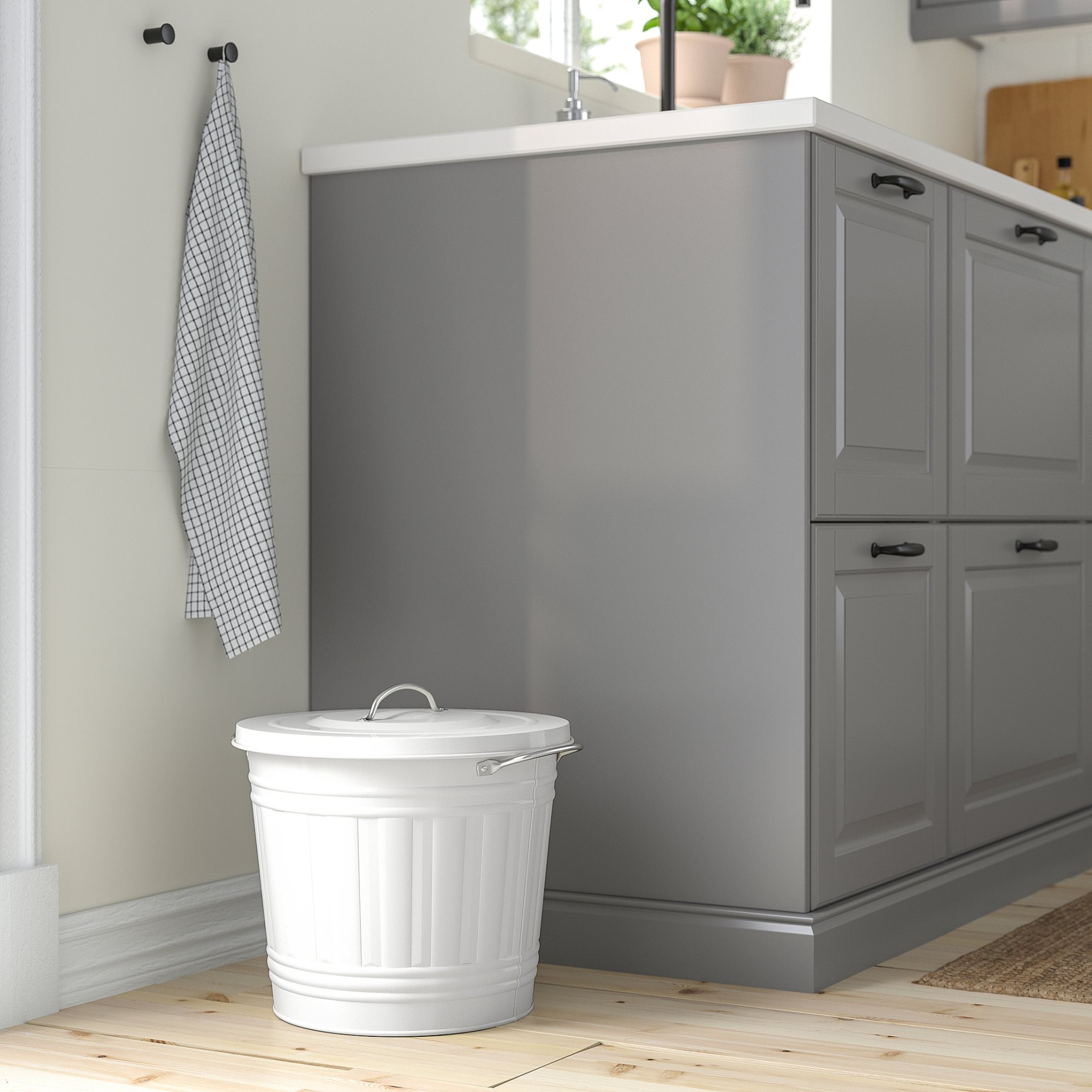 KNODD, bin with lid, 900.990.49