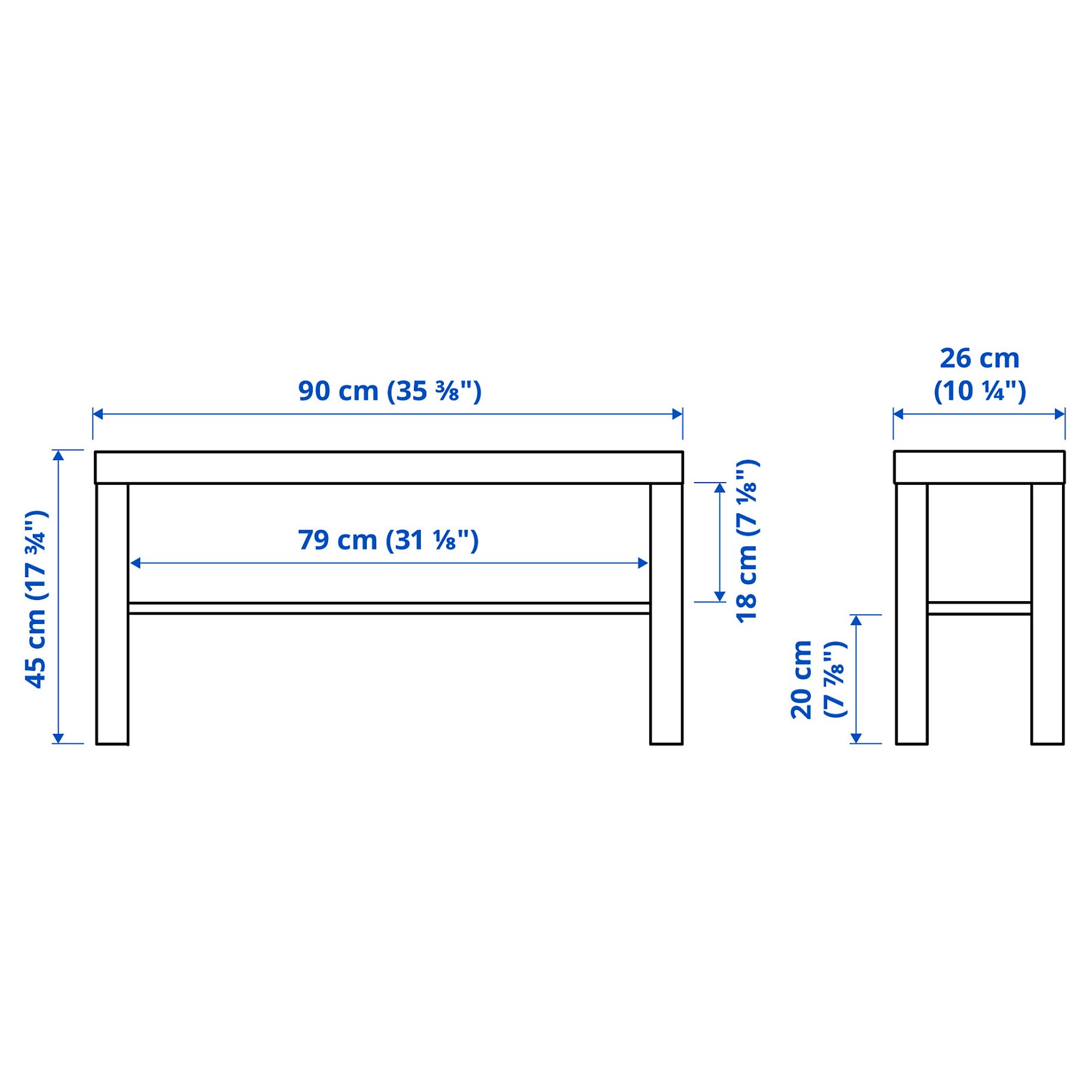 LACK, TV bench, 902.432.97