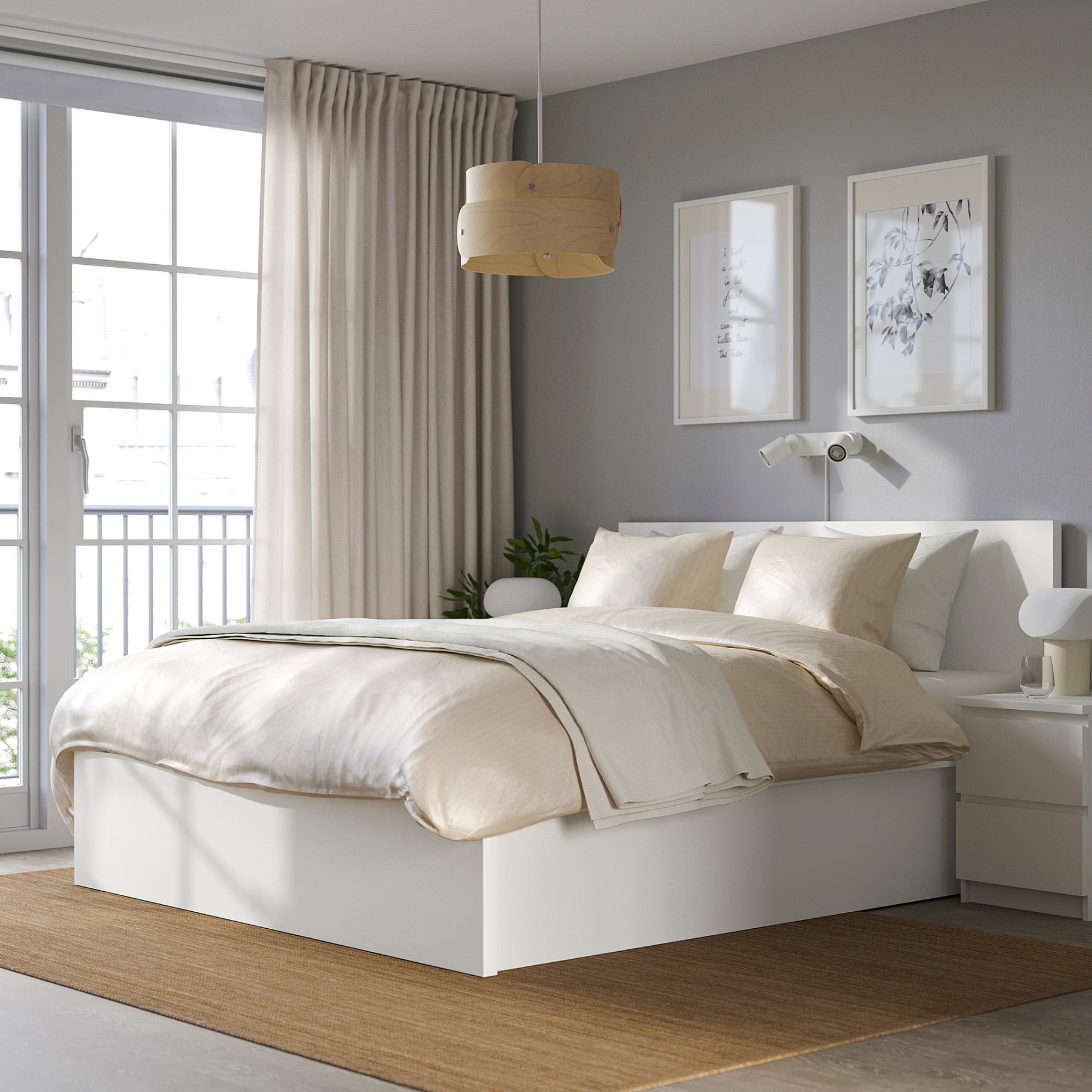 MALM, ottoman bed, 140x200 cm, 904.047.99