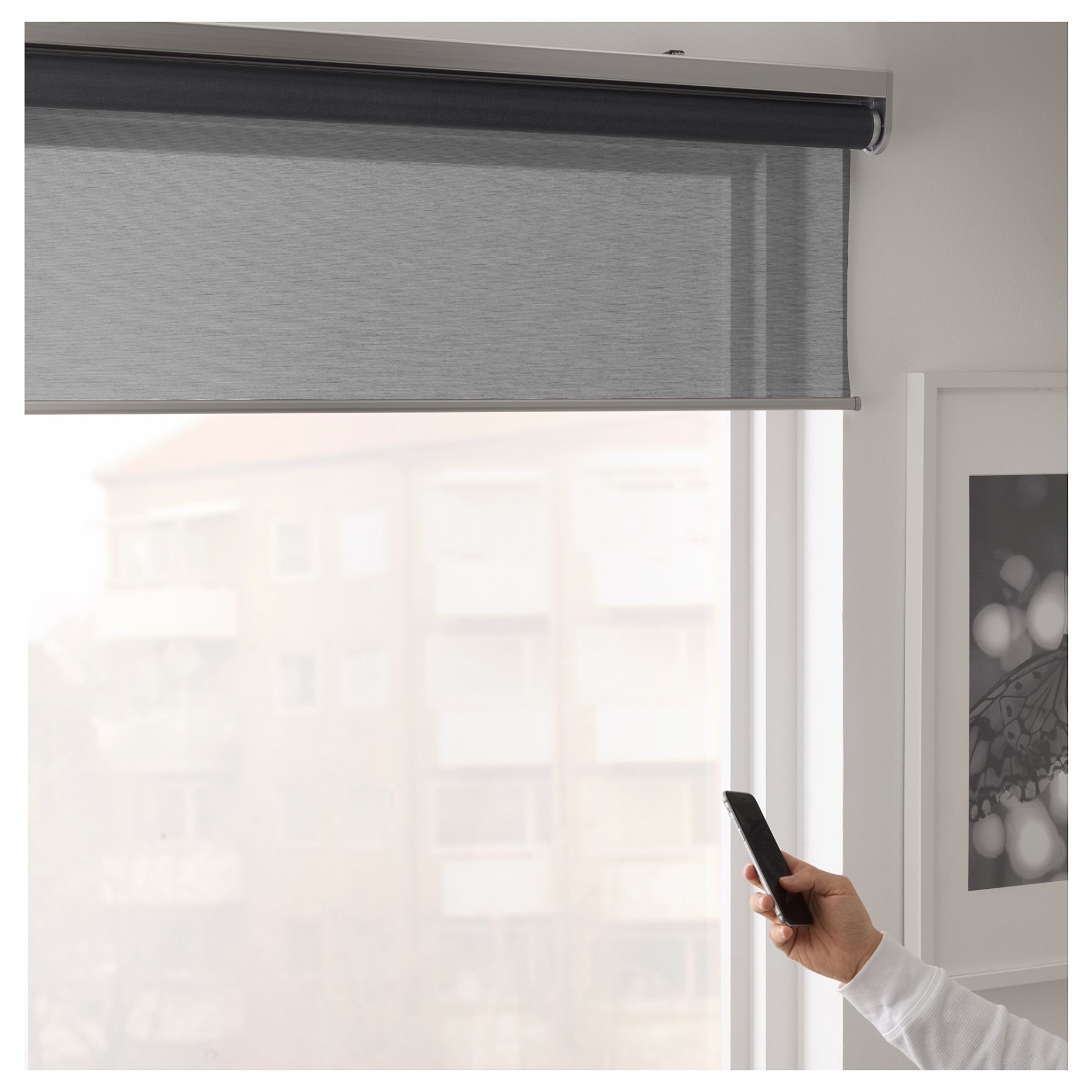 KADRILJ, roller blind, wireless/battery-operated, 904.081.27