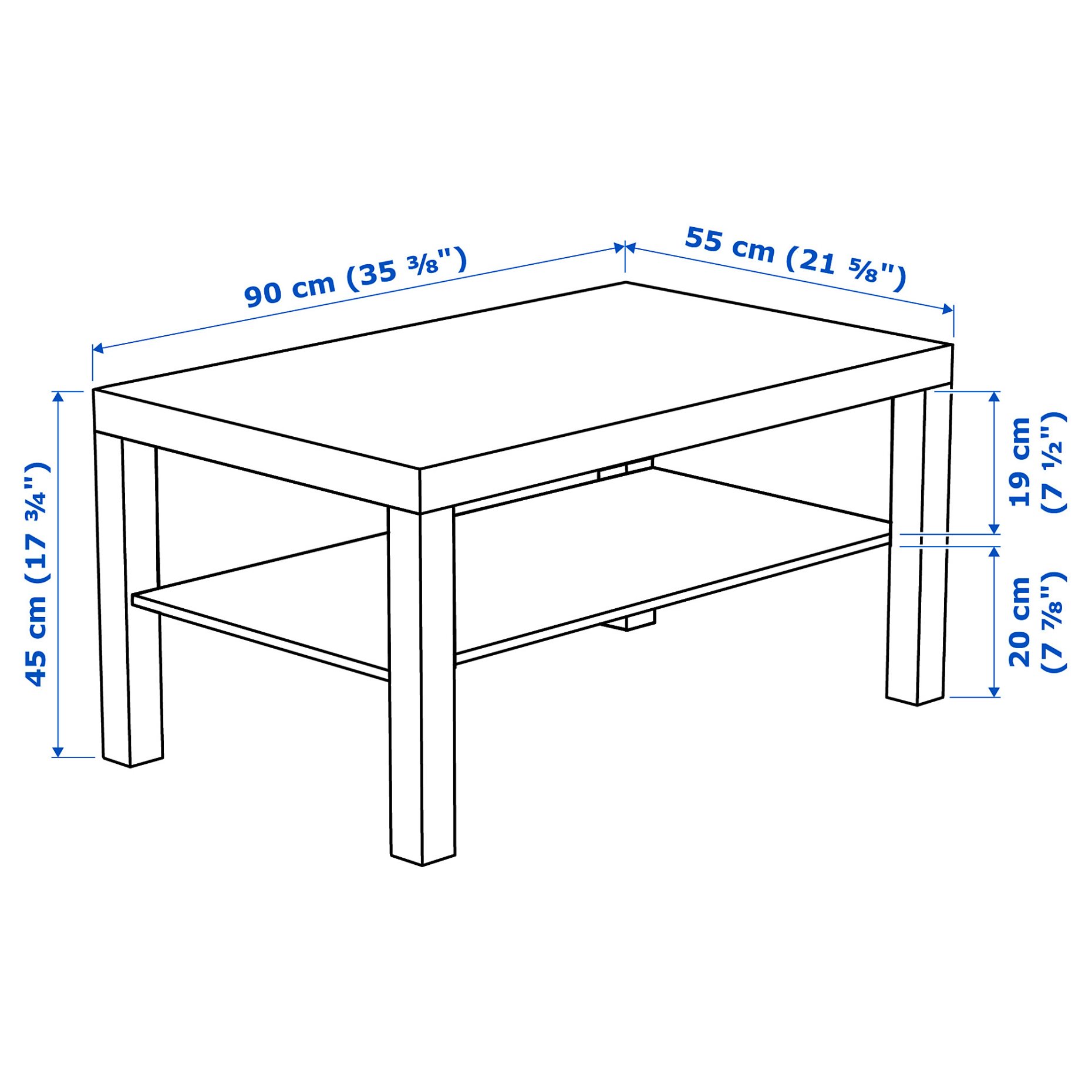 LACK, coffee table, 904.499.05