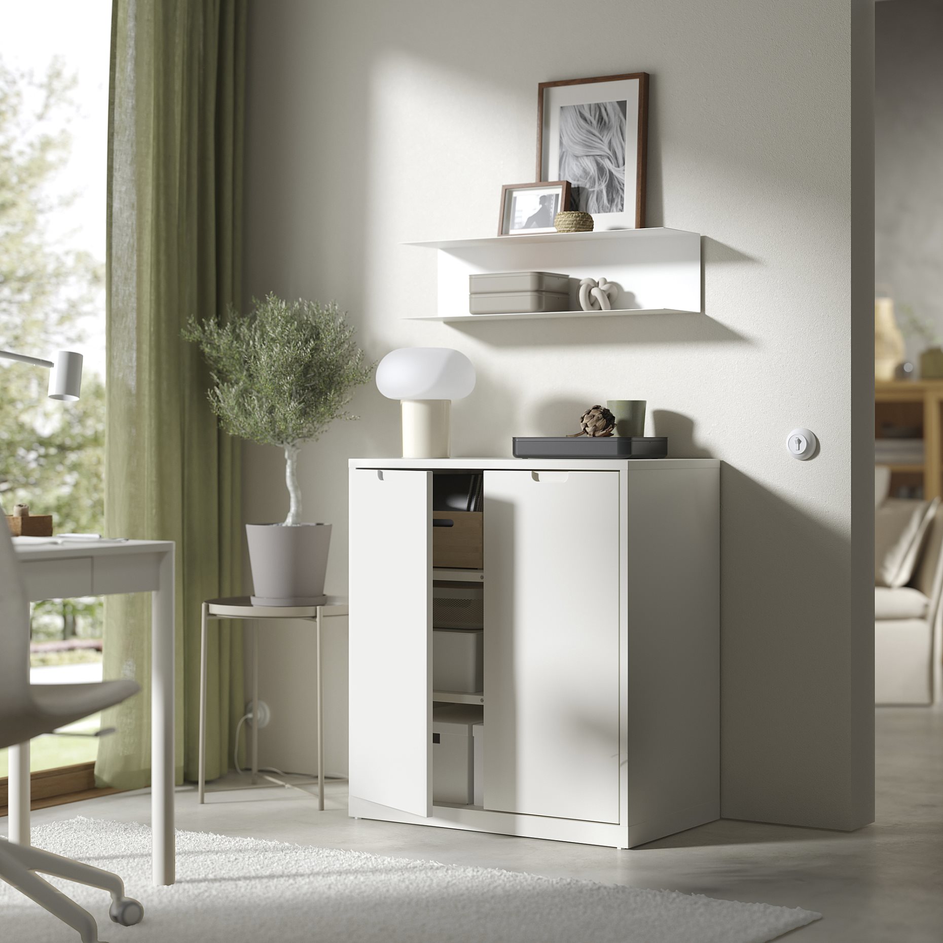 TONSTAD, cabinet with doors, 81x47x91 cm, 904.887.13