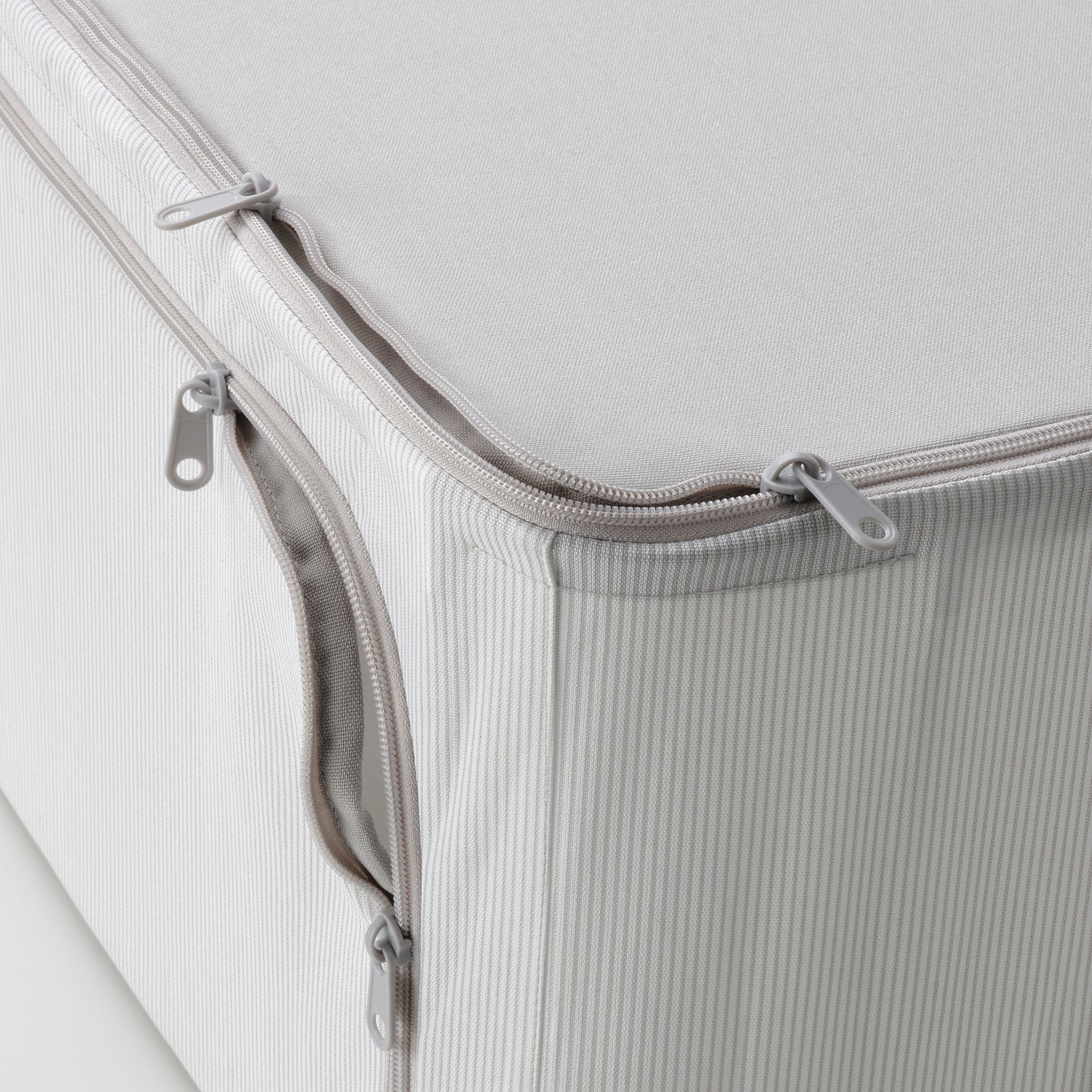HEMMAFIXARE, storage case/fabric striped, 34x51x28 cm, 905.039.16