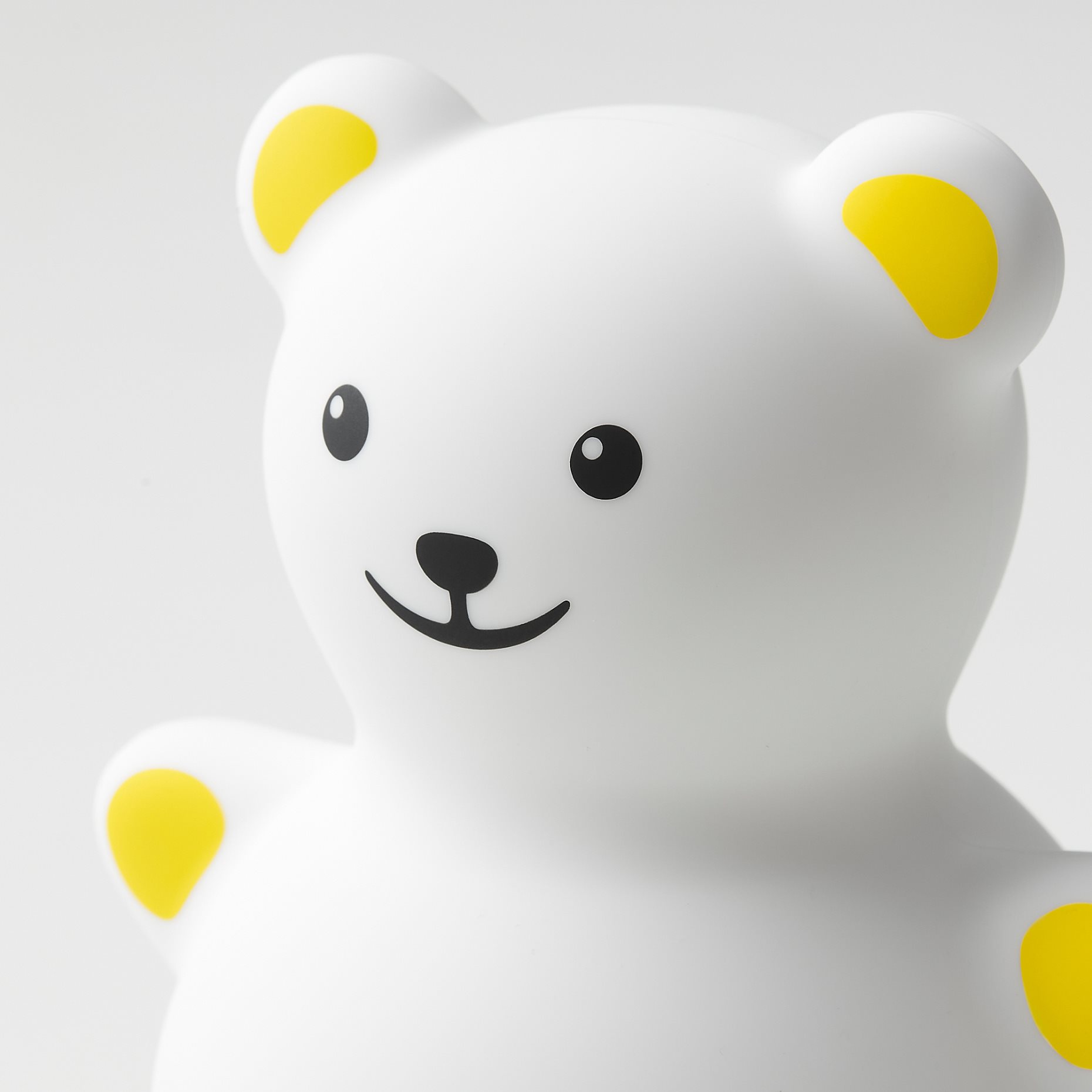 TÖVÄDER, night light with built-in LED light source/bear/battery-operated, 905.169.14