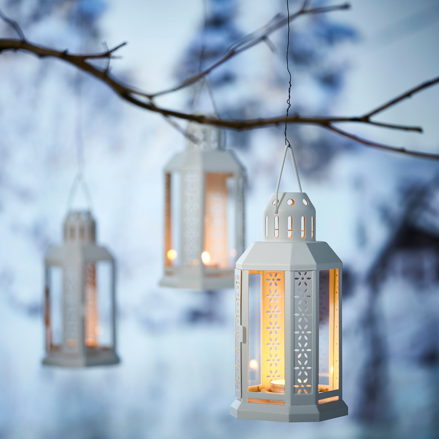 ENRUM, lantern for tealight in/outdoor, 22 cm, 905.263.57