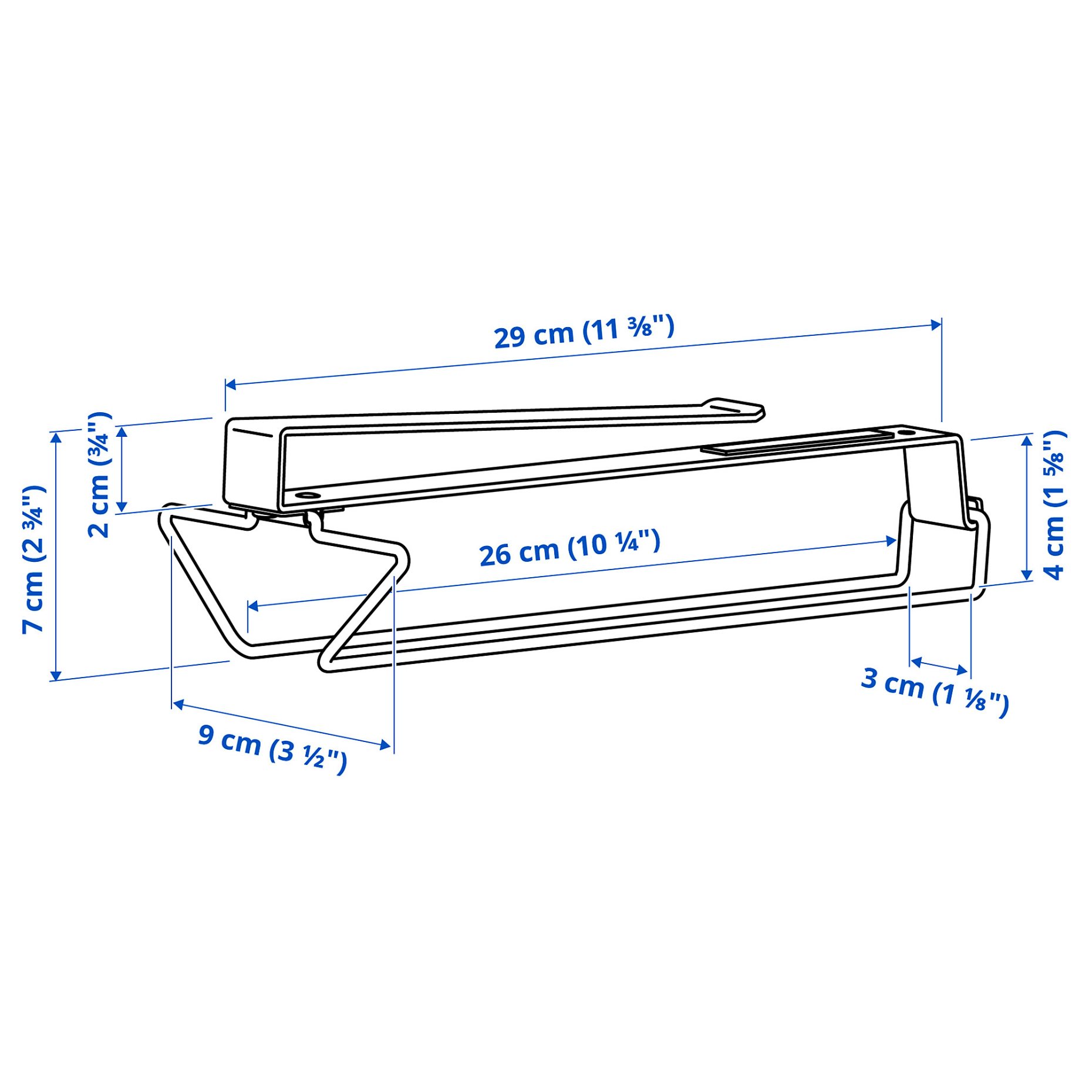 PÅLYCKE, clip-on multi-purpose rack, 905.344.37