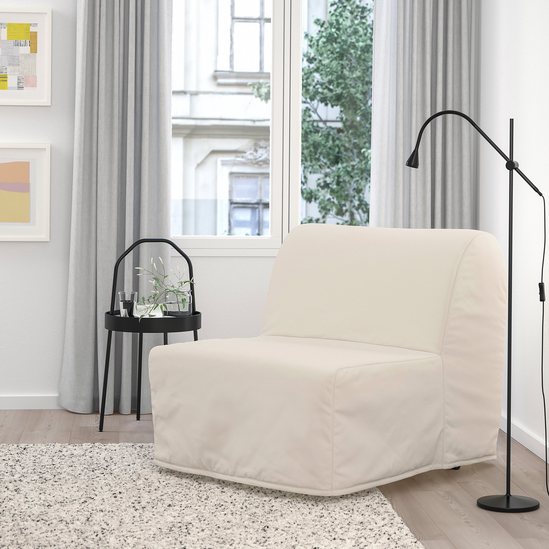 LYCKSELE MURBO, chair-bed, 993.869.70