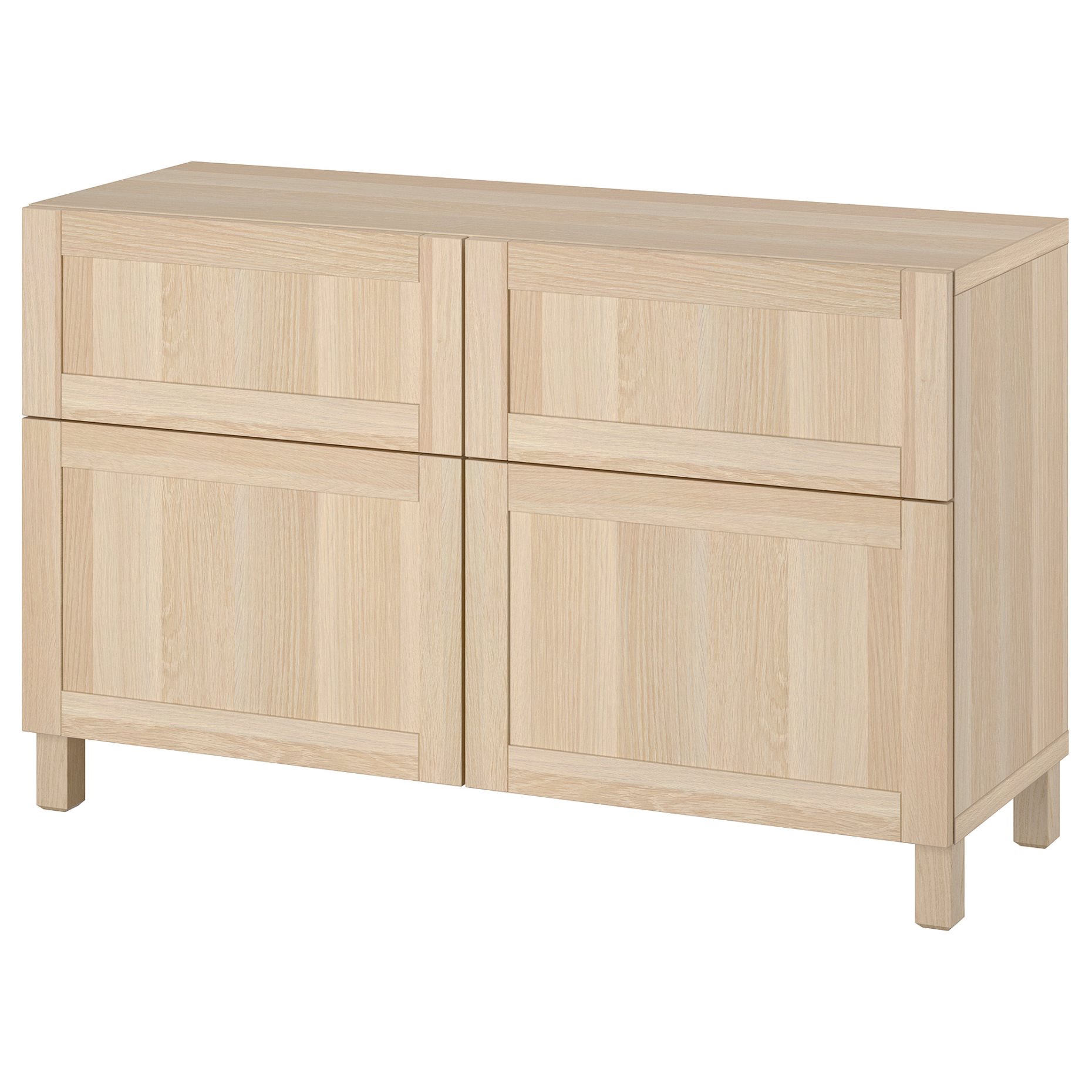 BESTÅ, storage combination with doors/drawers push-open, 120x42x74 cm, 994.215.15