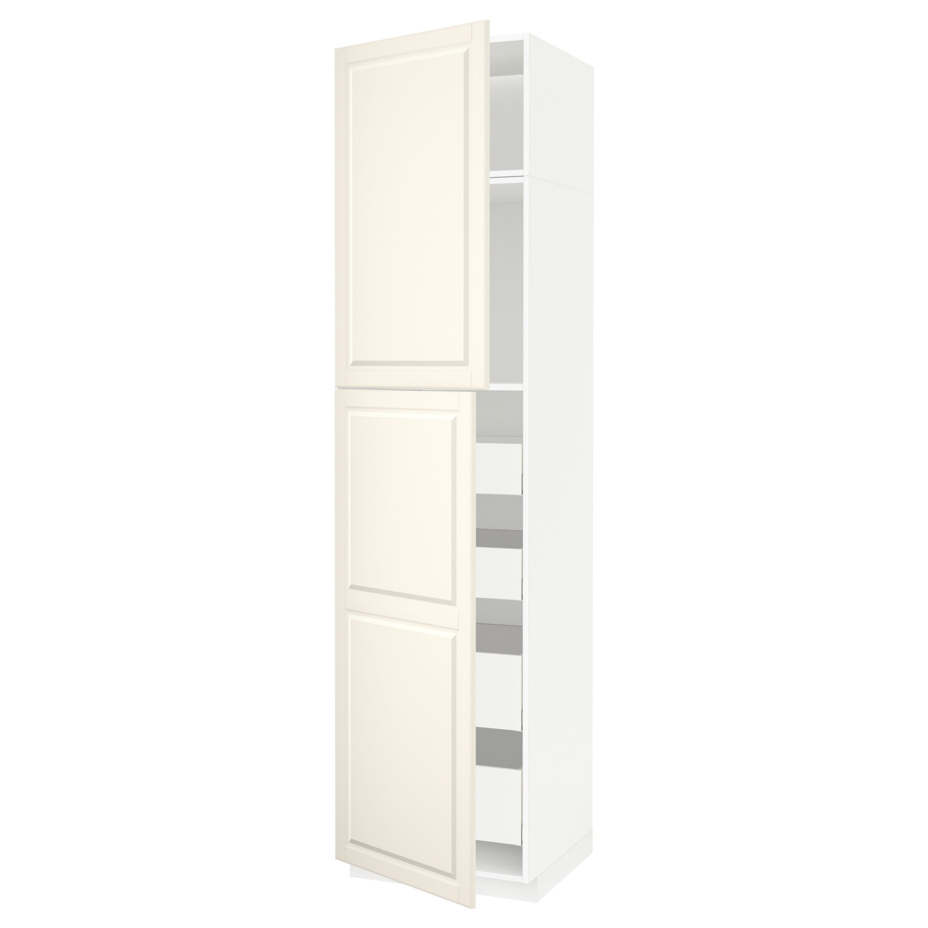 METOD, high cabinet with 2 doors/4 drawers, 60x60x240 cm, 994.666.55