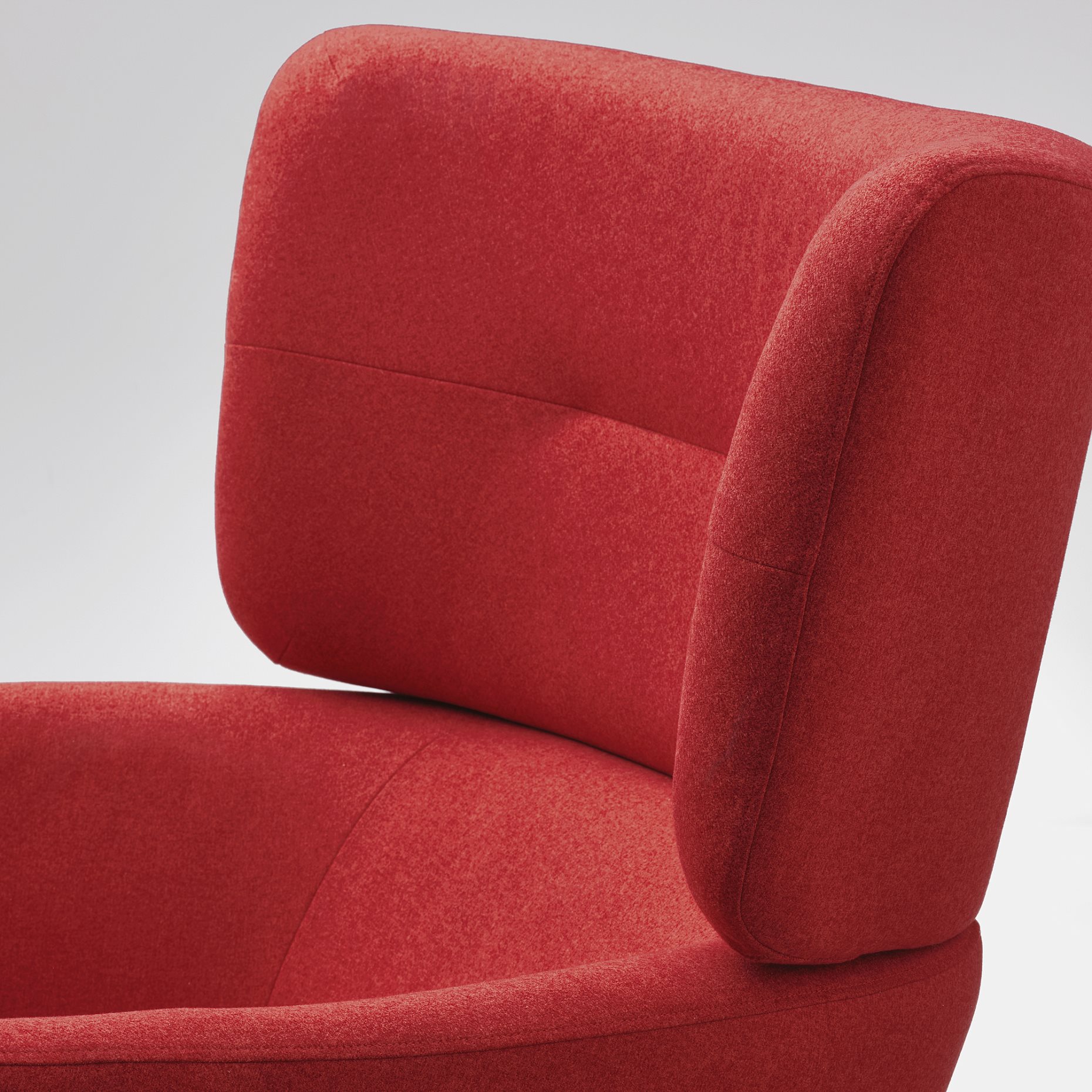 OSKARSHAMN, wing chair with footstool, 994.853.38
