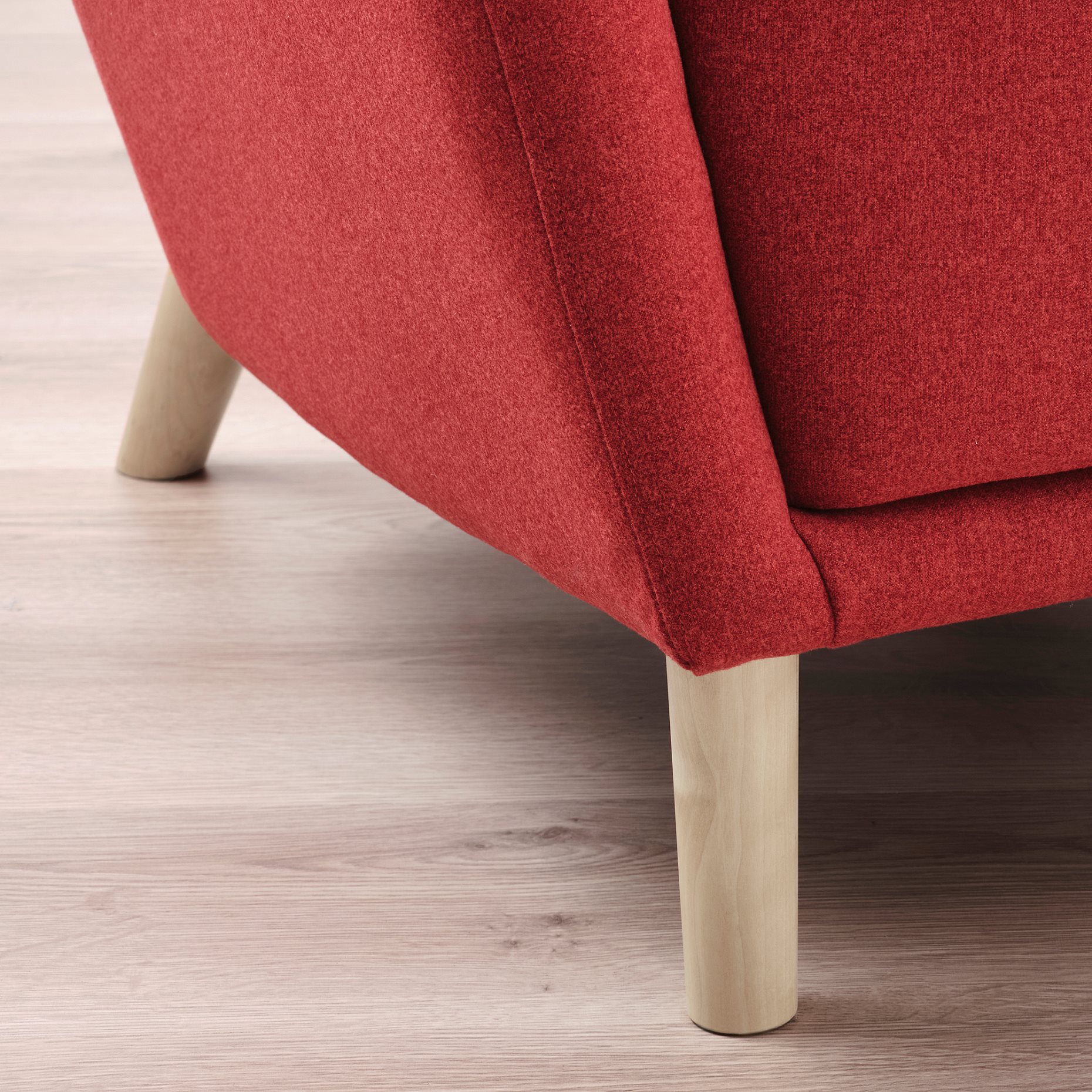 OSKARSHAMN, wing chair with footstool, 994.853.38