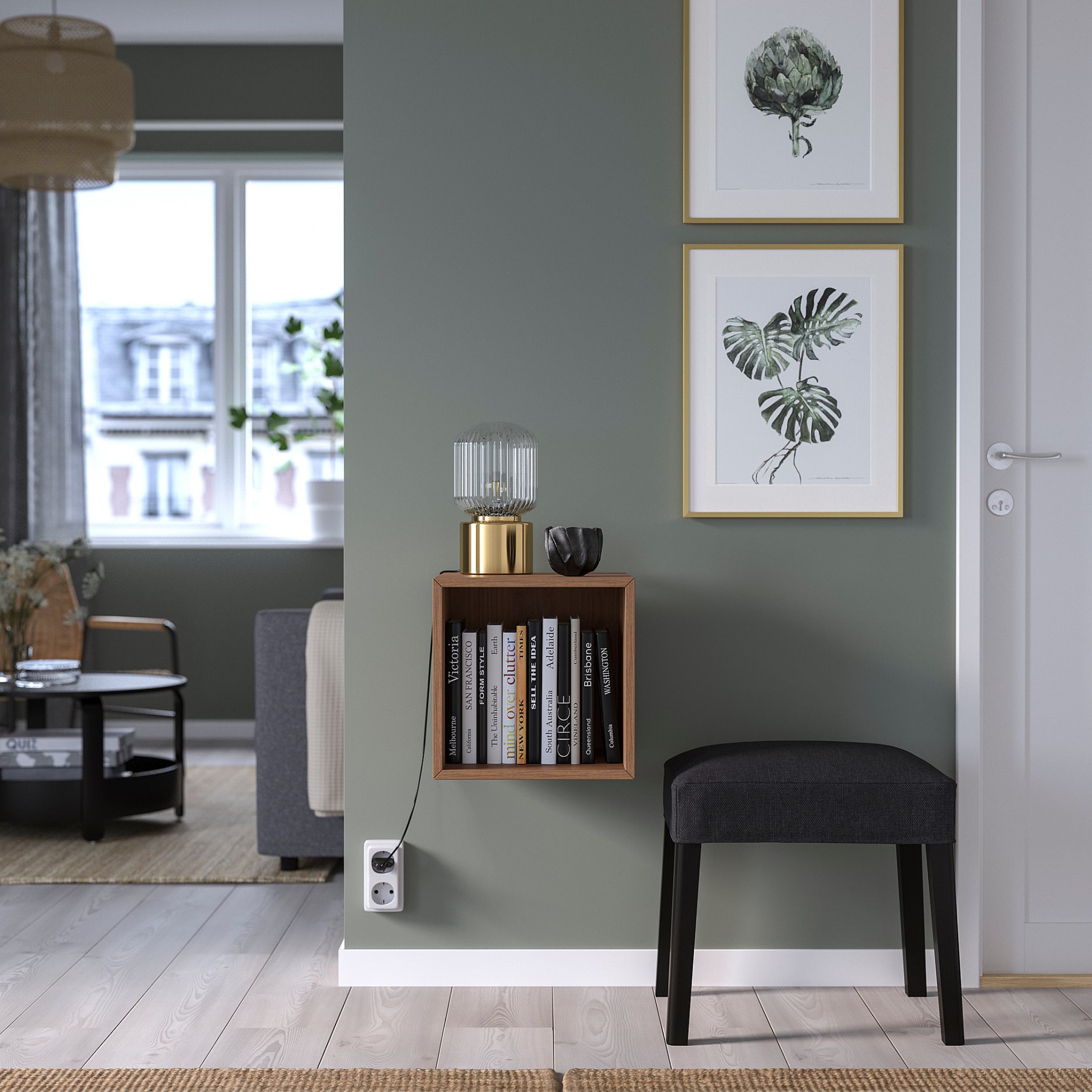 EKET, wall-mounted shelving unit, 35x35x35 cm, 994.902.74