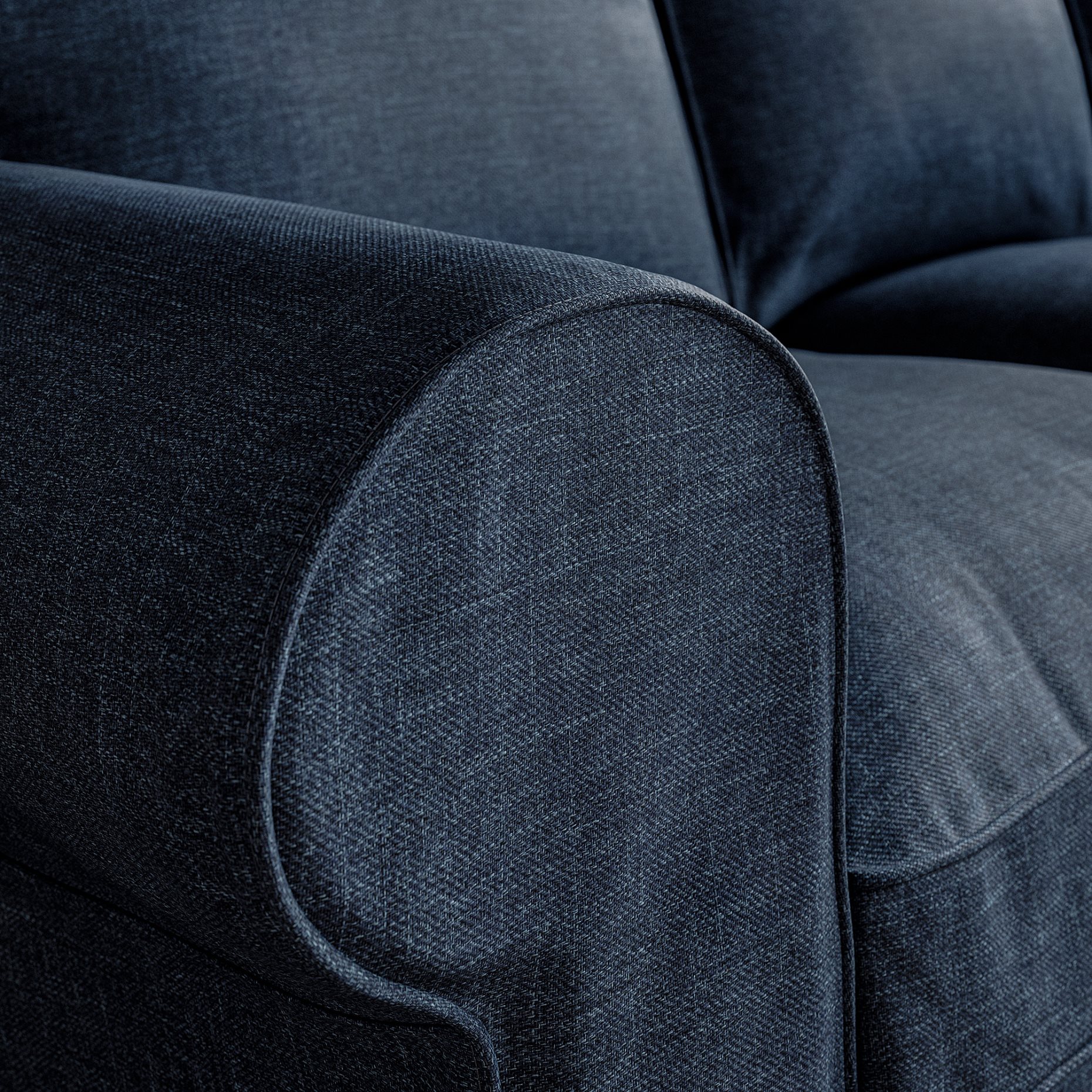 EKTORP, 3-seat sofa with chaise longue, 995.090.37