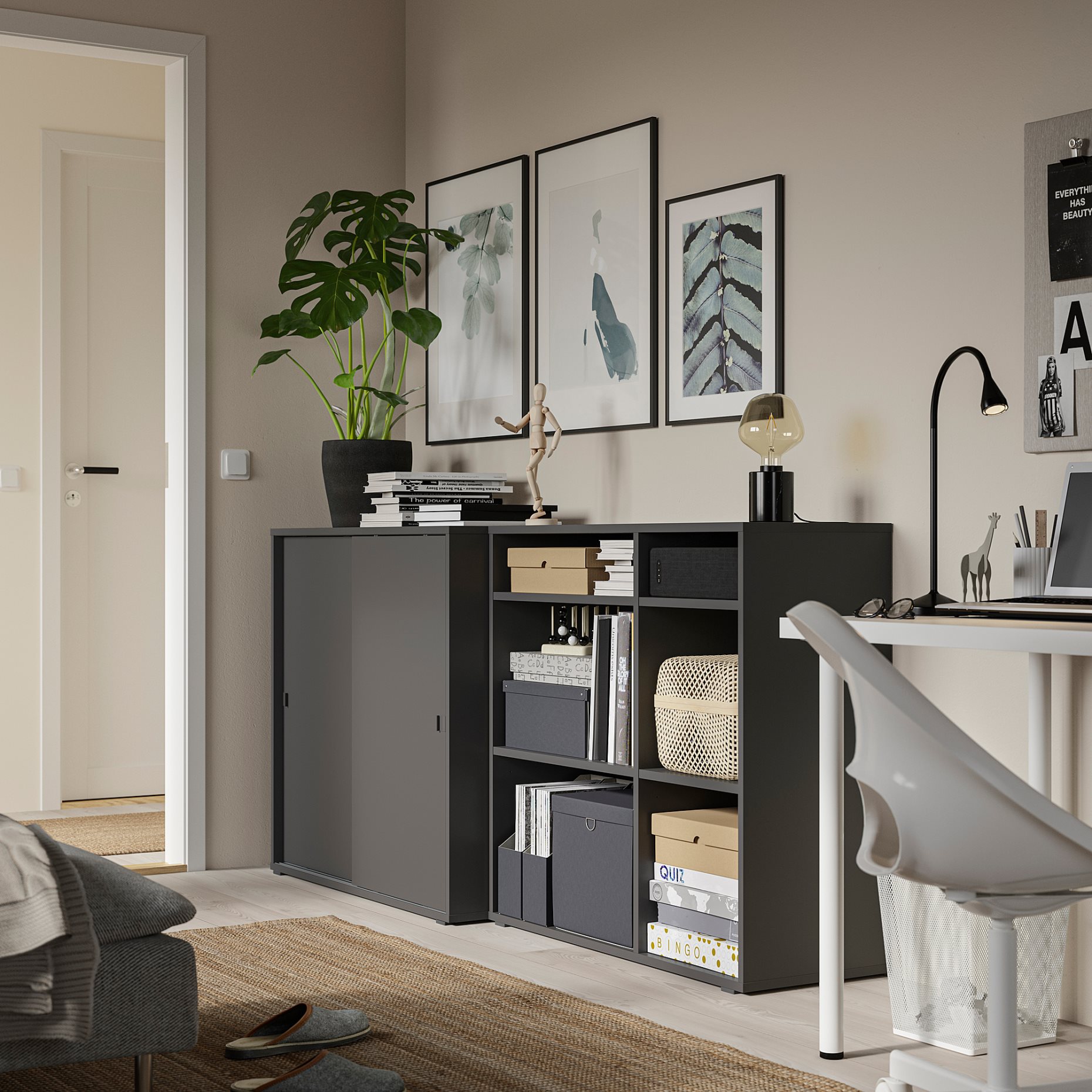 VIHALS, storage combination, 190x47x90 cm, 995.212.04