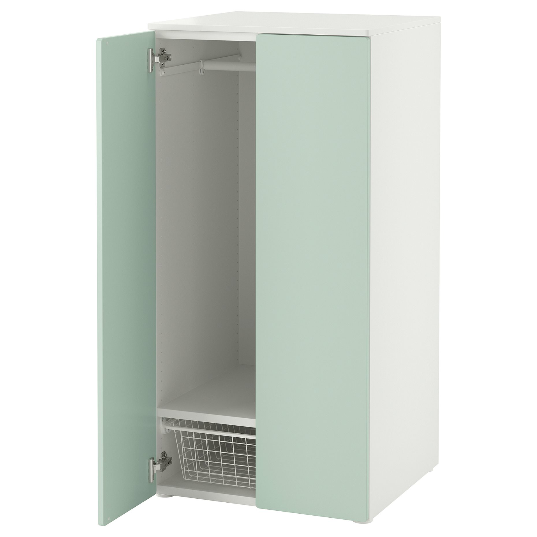 SMASTAD/PLATSA, wardrobe, 60x57x123 cm, 995.440.93