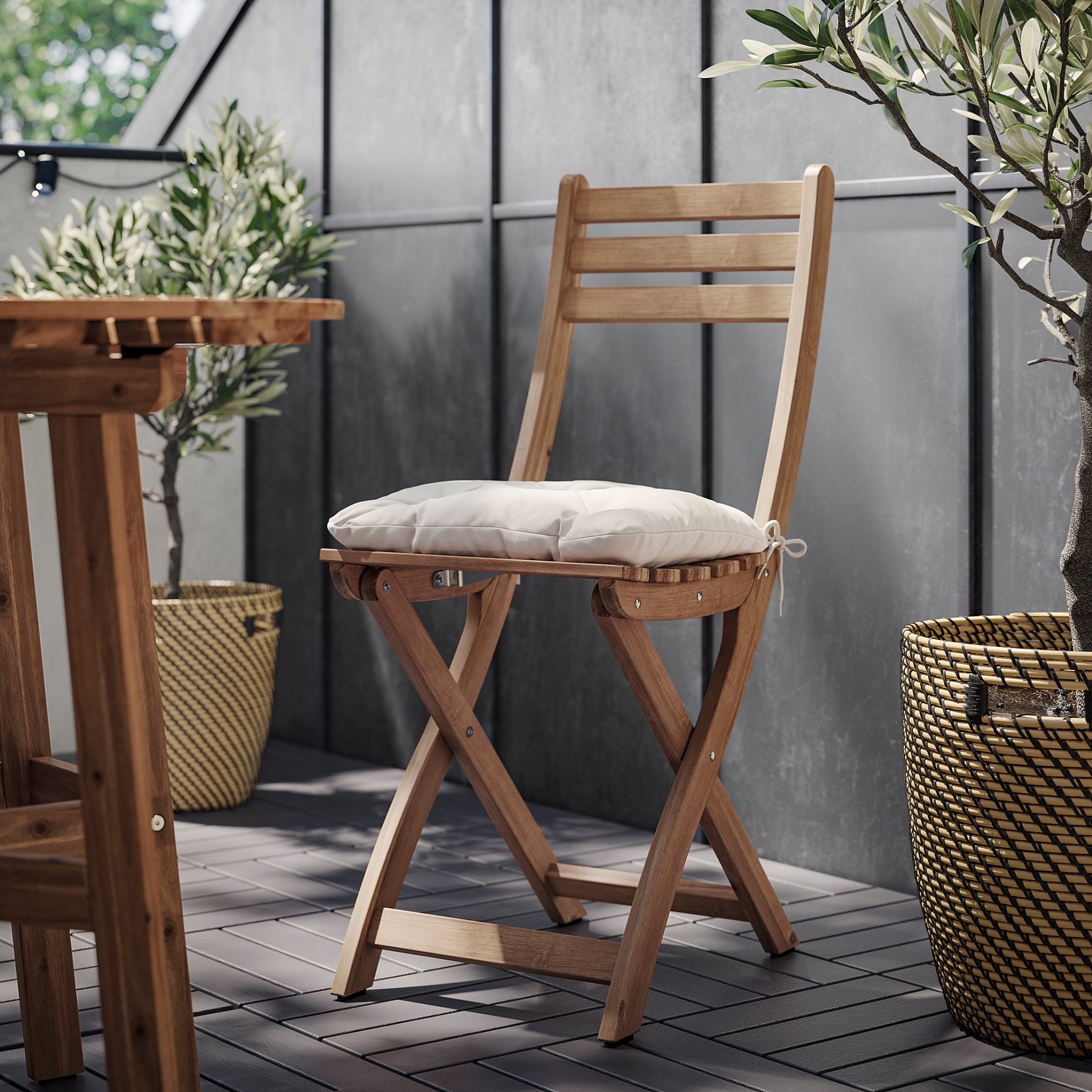 ASKHOLMEN, foldable chair, outdoor, 995.753.05