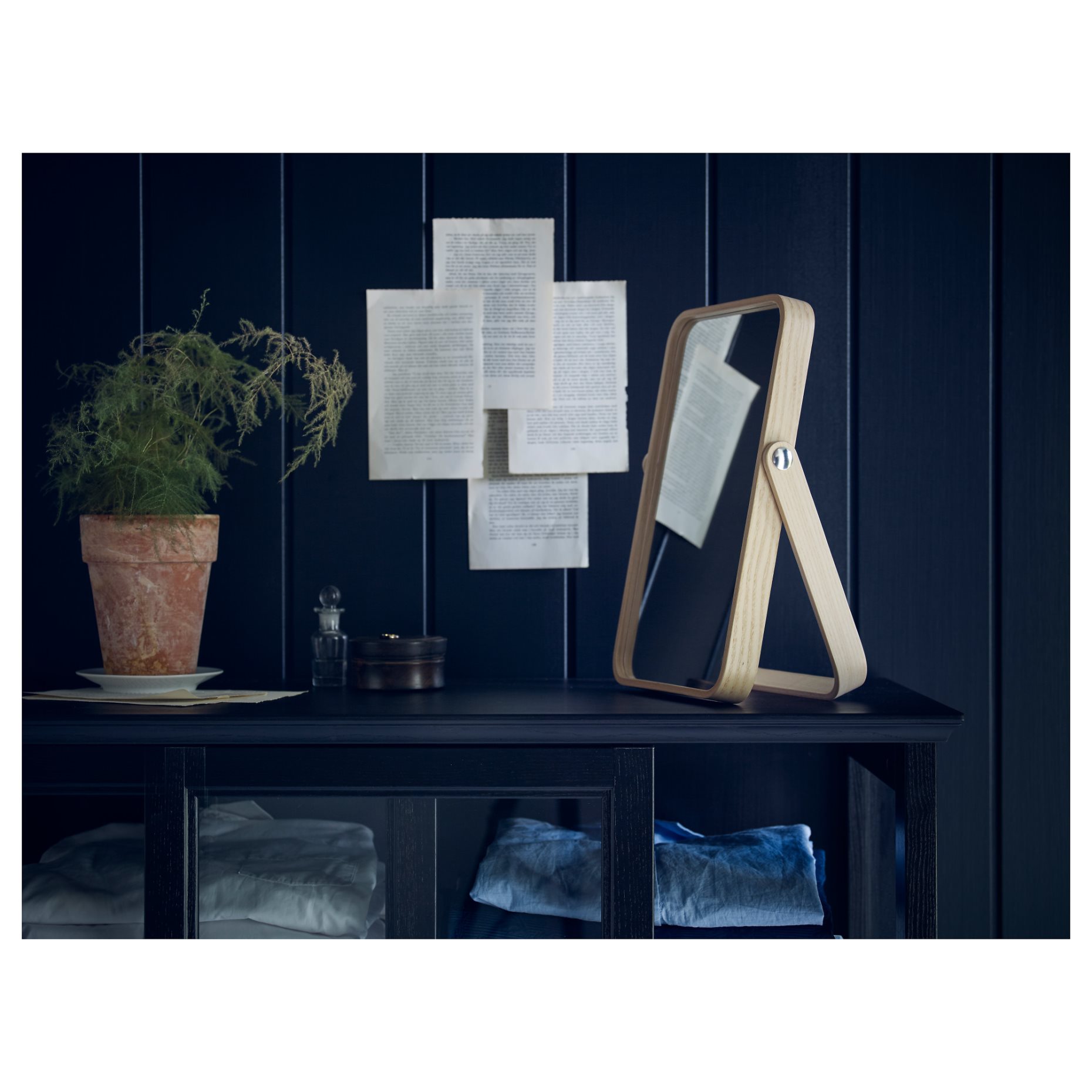 IKORNNES, table mirror, 27x40 cm, 003.069.20