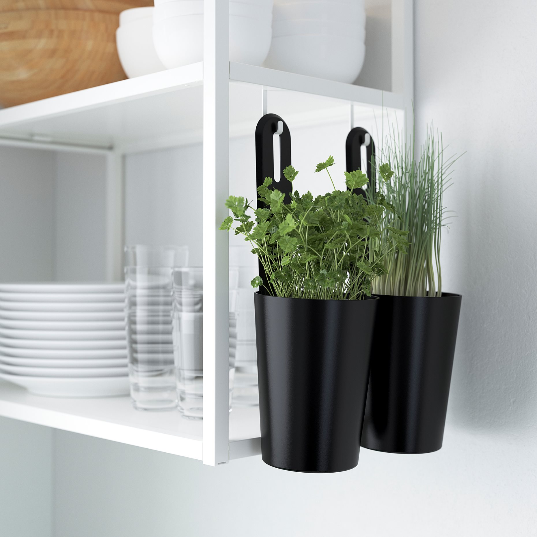 ENHET, wall frame with shelves, 60x15x75 cm, 004.489.67