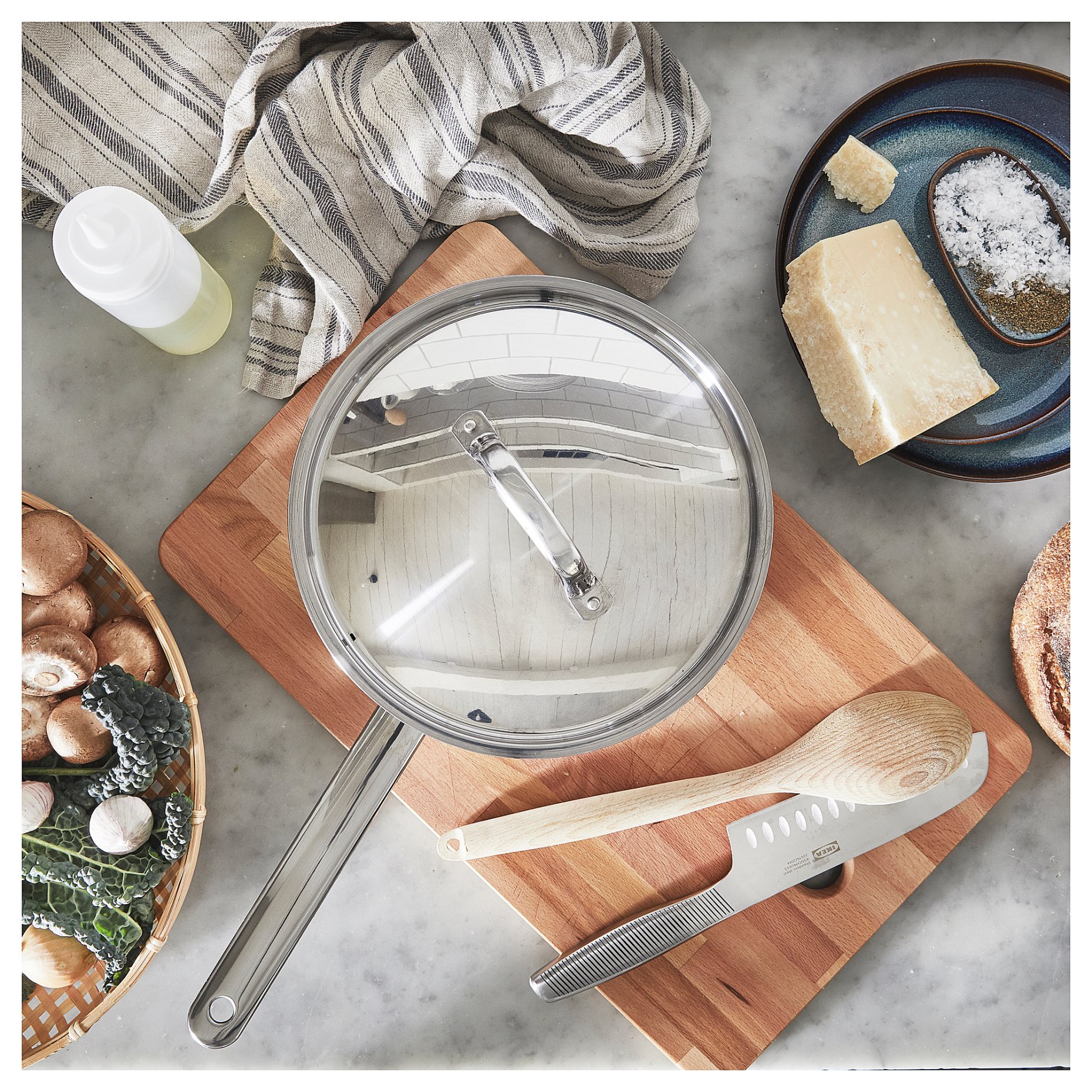 IKEA 365+, τηγάνι για σωτάρισμα, 24 cm, 004.842.53
