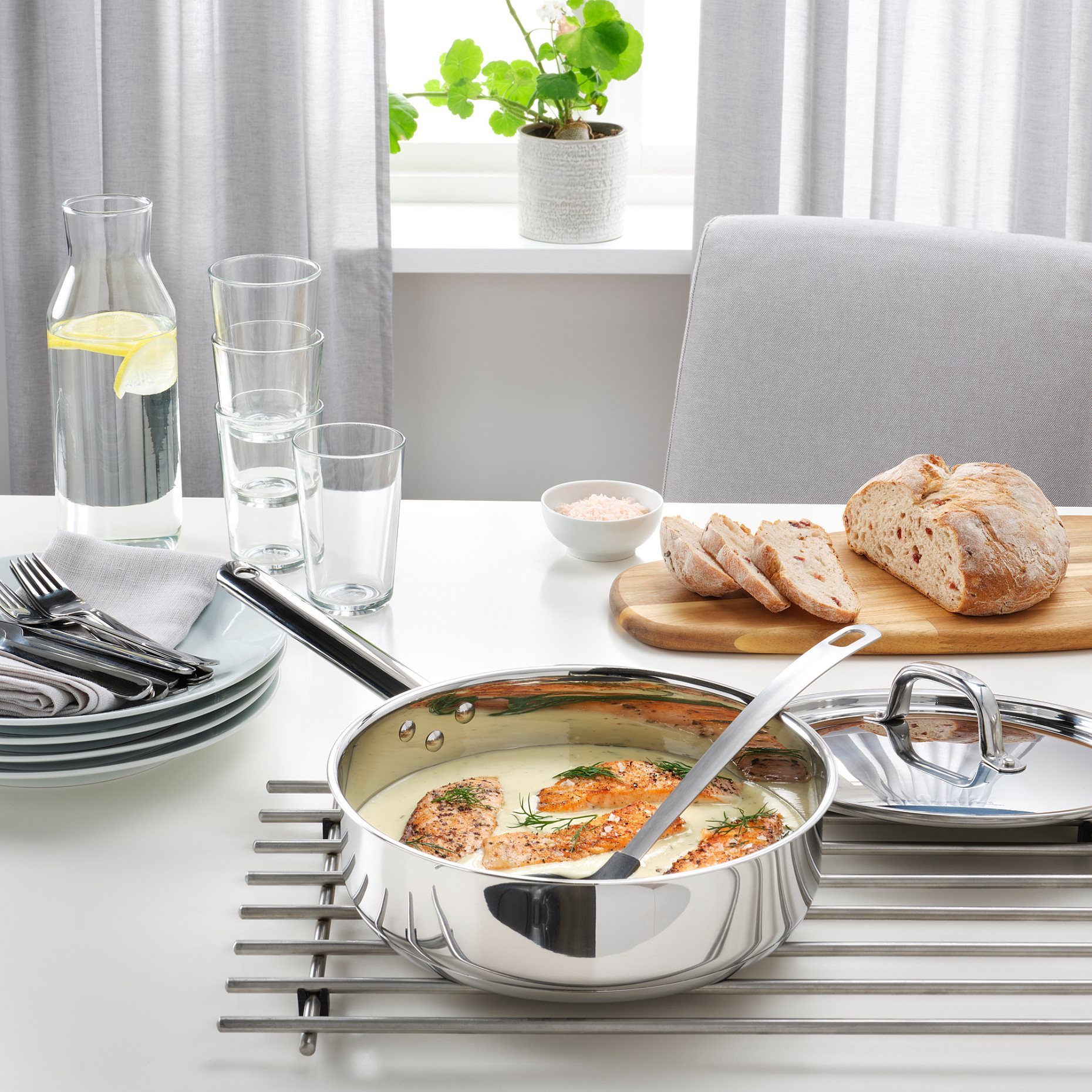 IKEA 365+, τηγάνι για σωτάρισμα, 24 cm, 004.842.53
