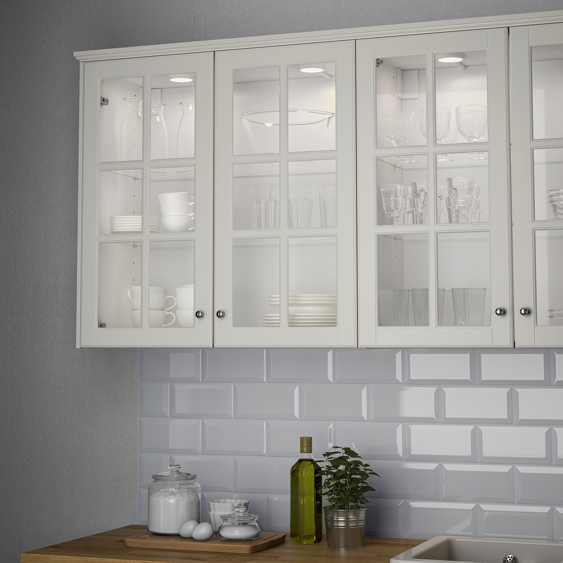MITTLED, spotlight with built-in LED light source/dimmable, 005.286.62