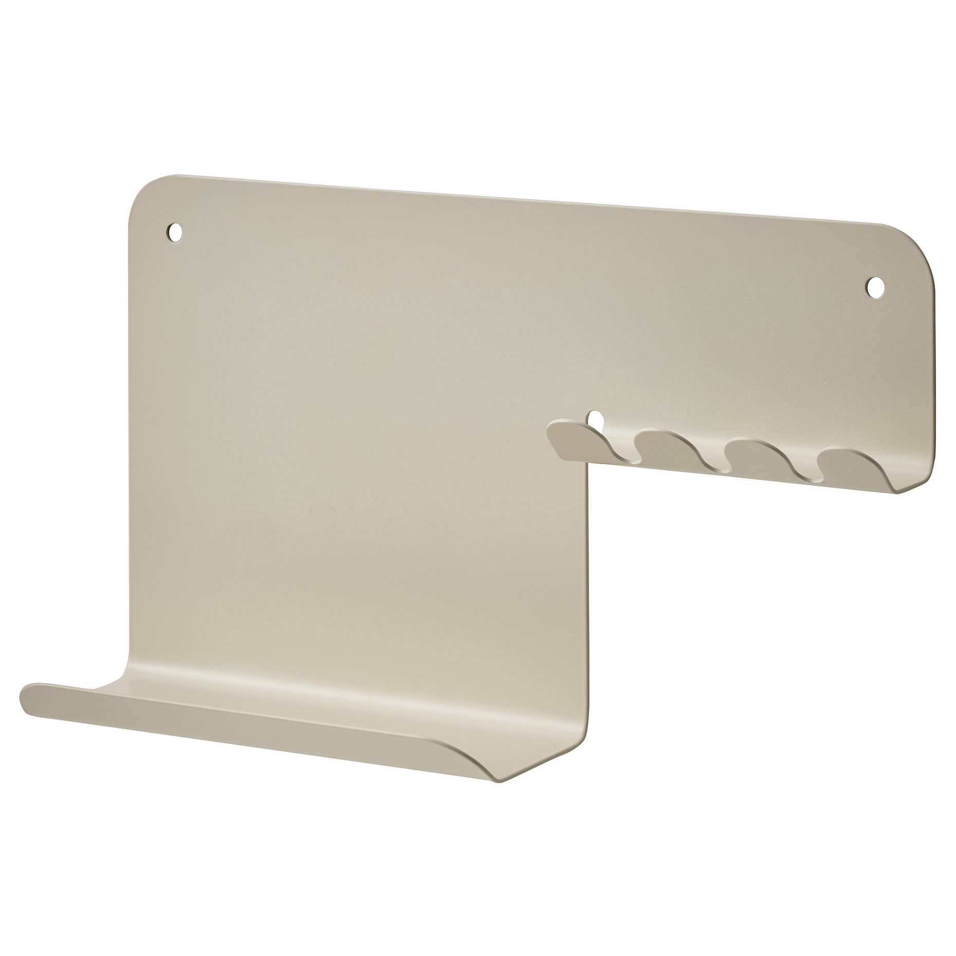 HAVREKROSS, wall organiser with hooks, 23x13 cm, 005.694.12