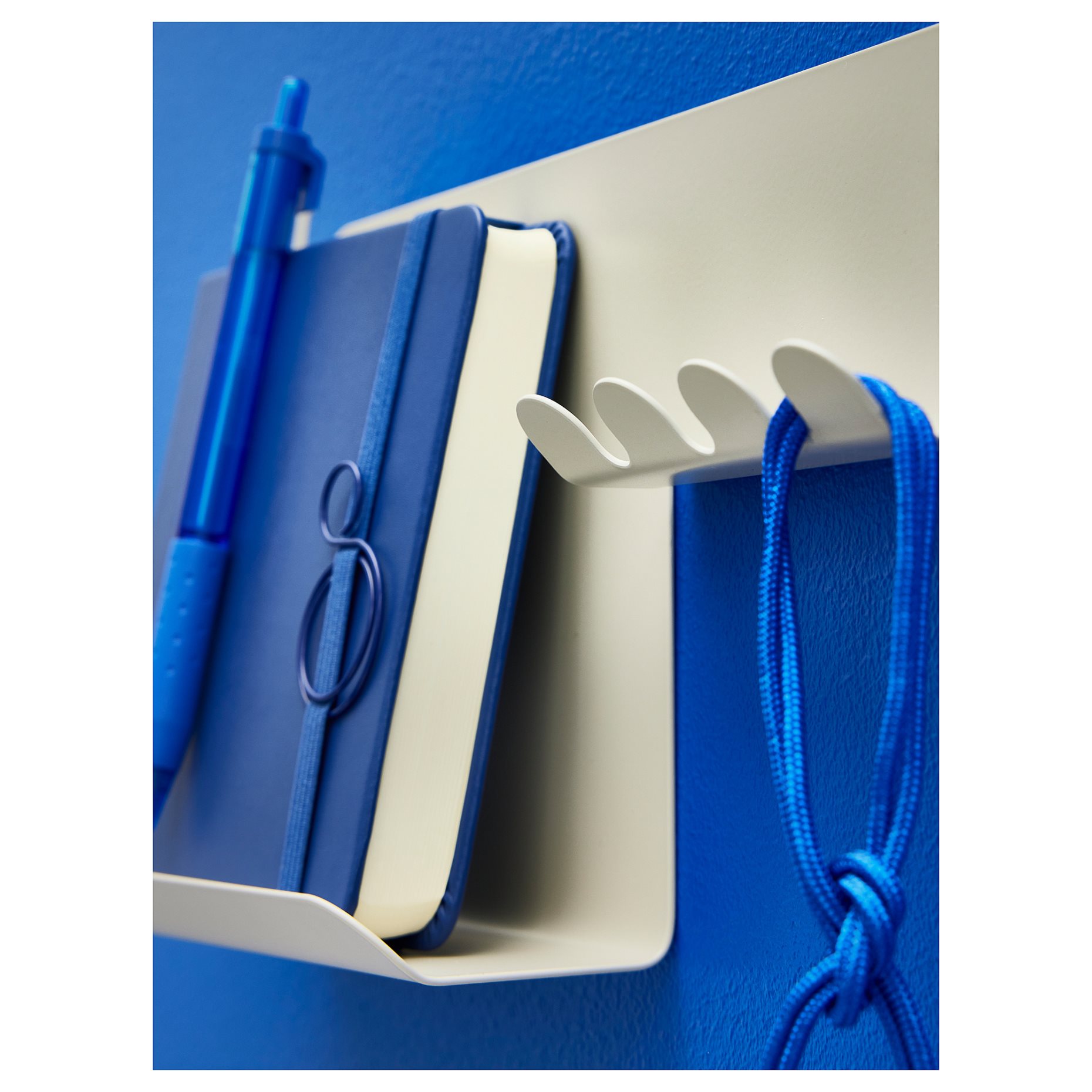 HAVREKROSS, wall organiser with hooks, 23x13 cm, 005.694.12
