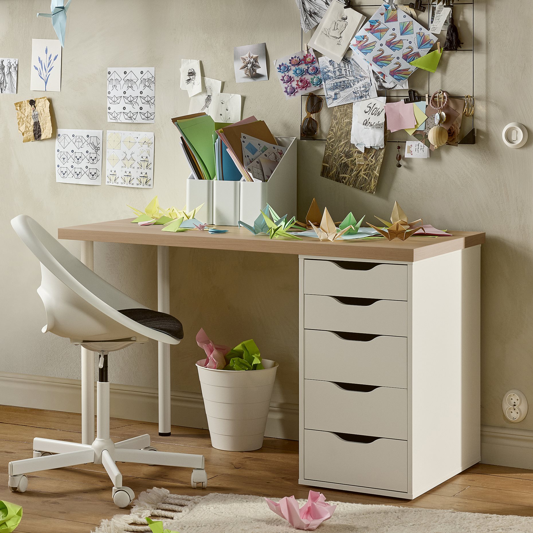 LAGKAPTEN/ALEX, desk, 120x60 cm, 094.169.62