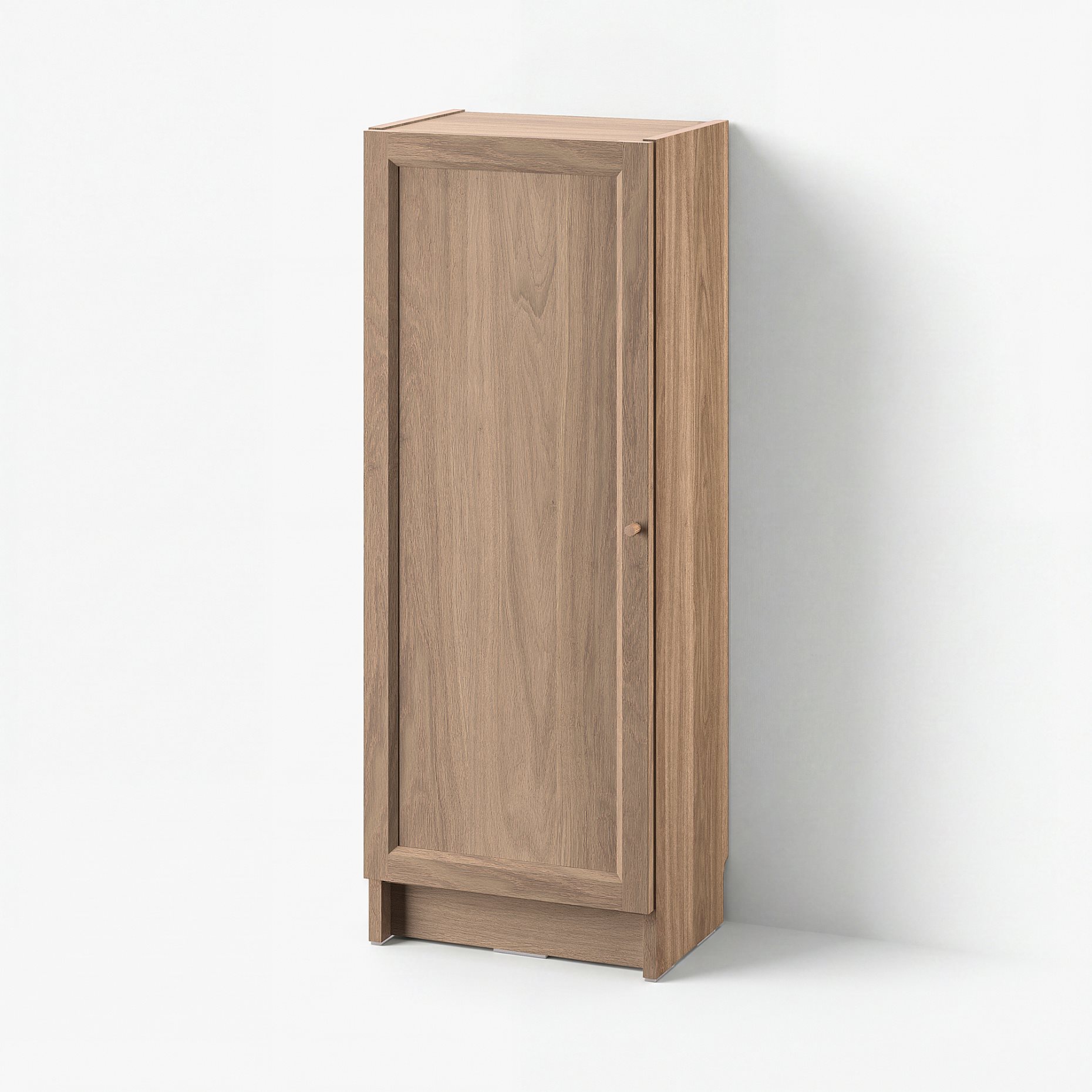 BILLY/OXBERG, bookcase with door, 40x30x106 cm, 094.832.92