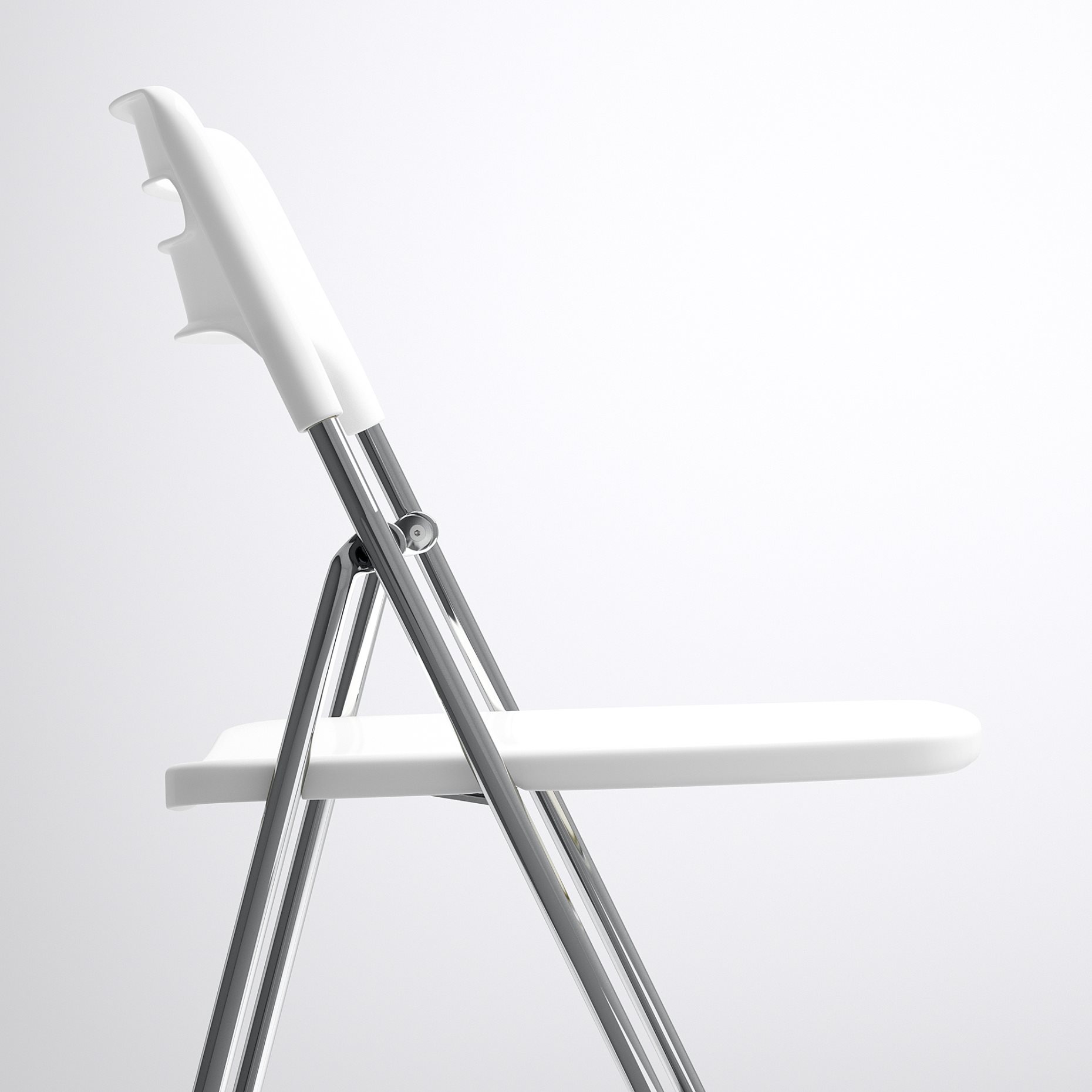NISSE, folding chair/high-gloss, 101.150.67
