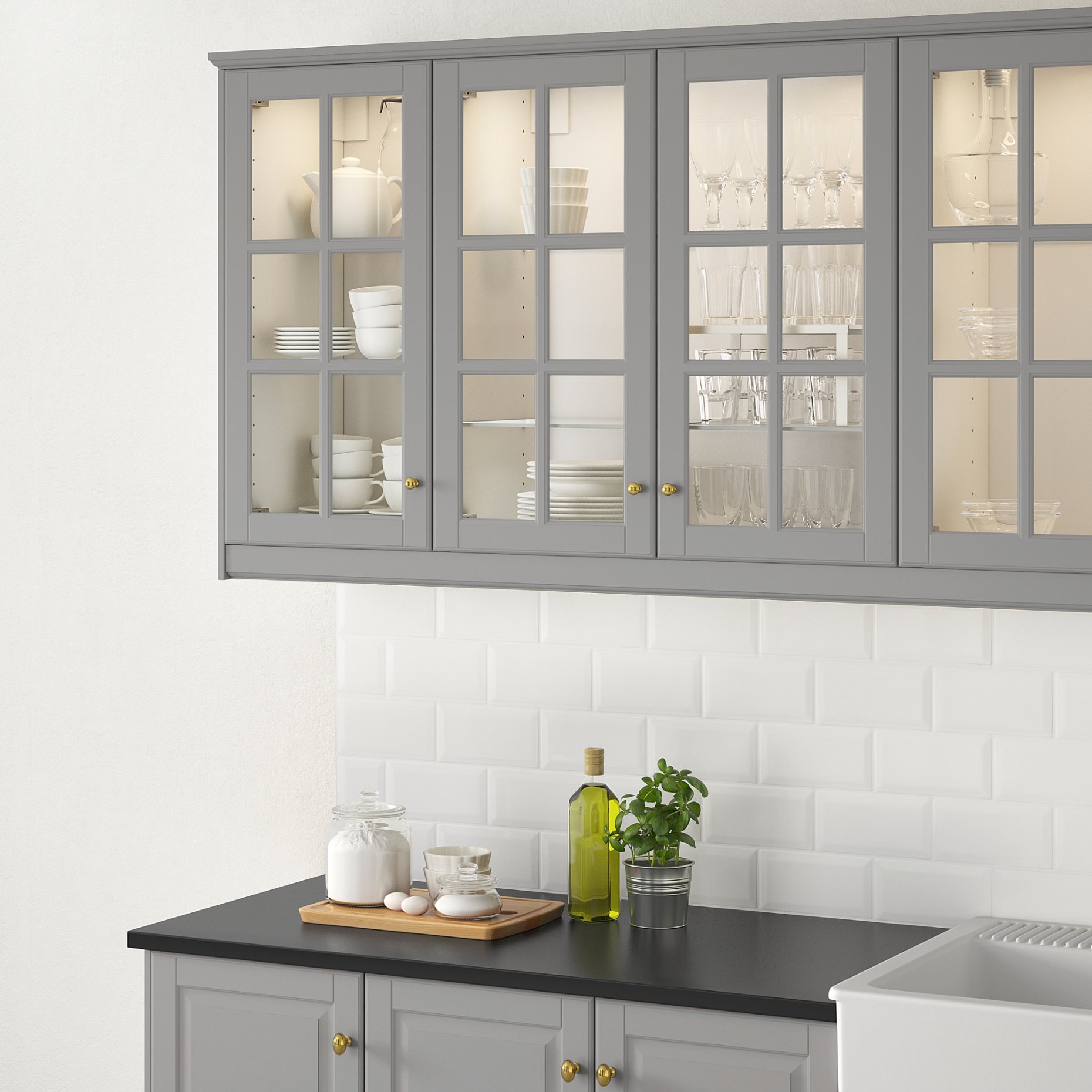 BODBYN, glass door, 102.210.58