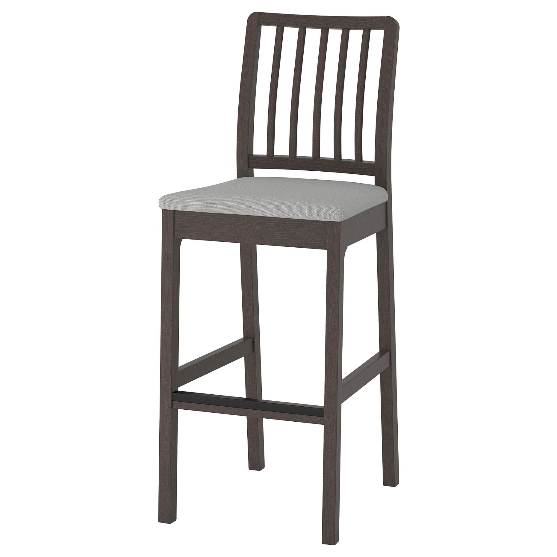 EKEDALEN, bar stool with backrest, 104.005.40