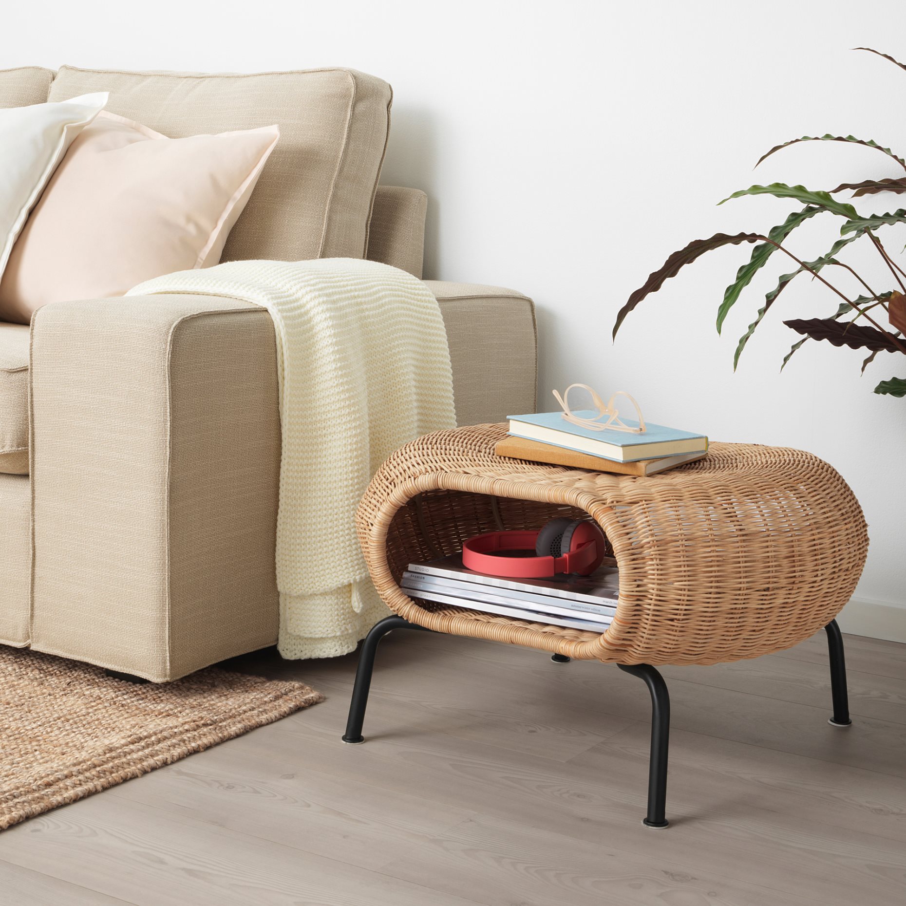 GAMLEHULT, footstool with storage, 104.343.09