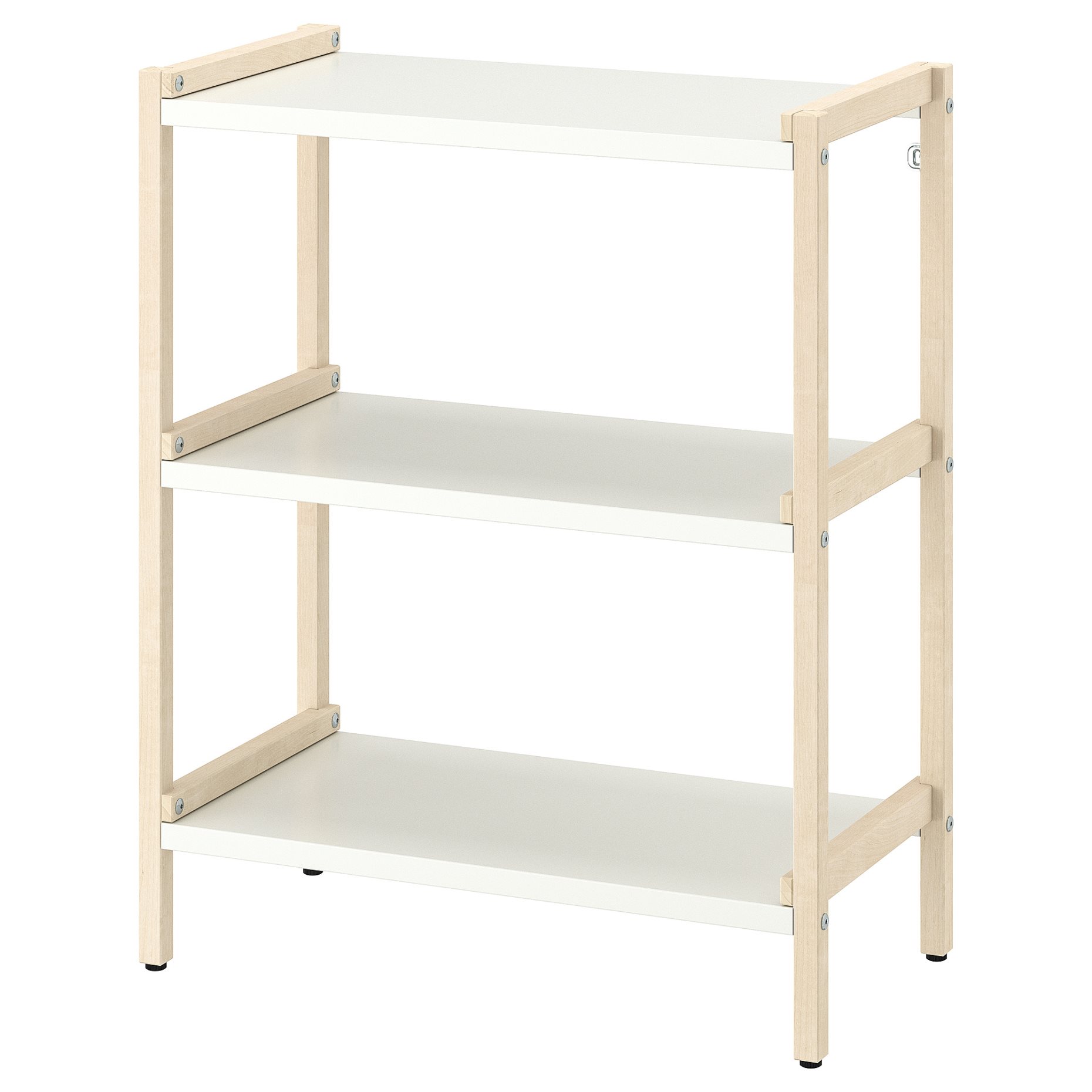 EKENABBEN, open shelving unit/ aspen, 70x34x86 cm, 104.878.16