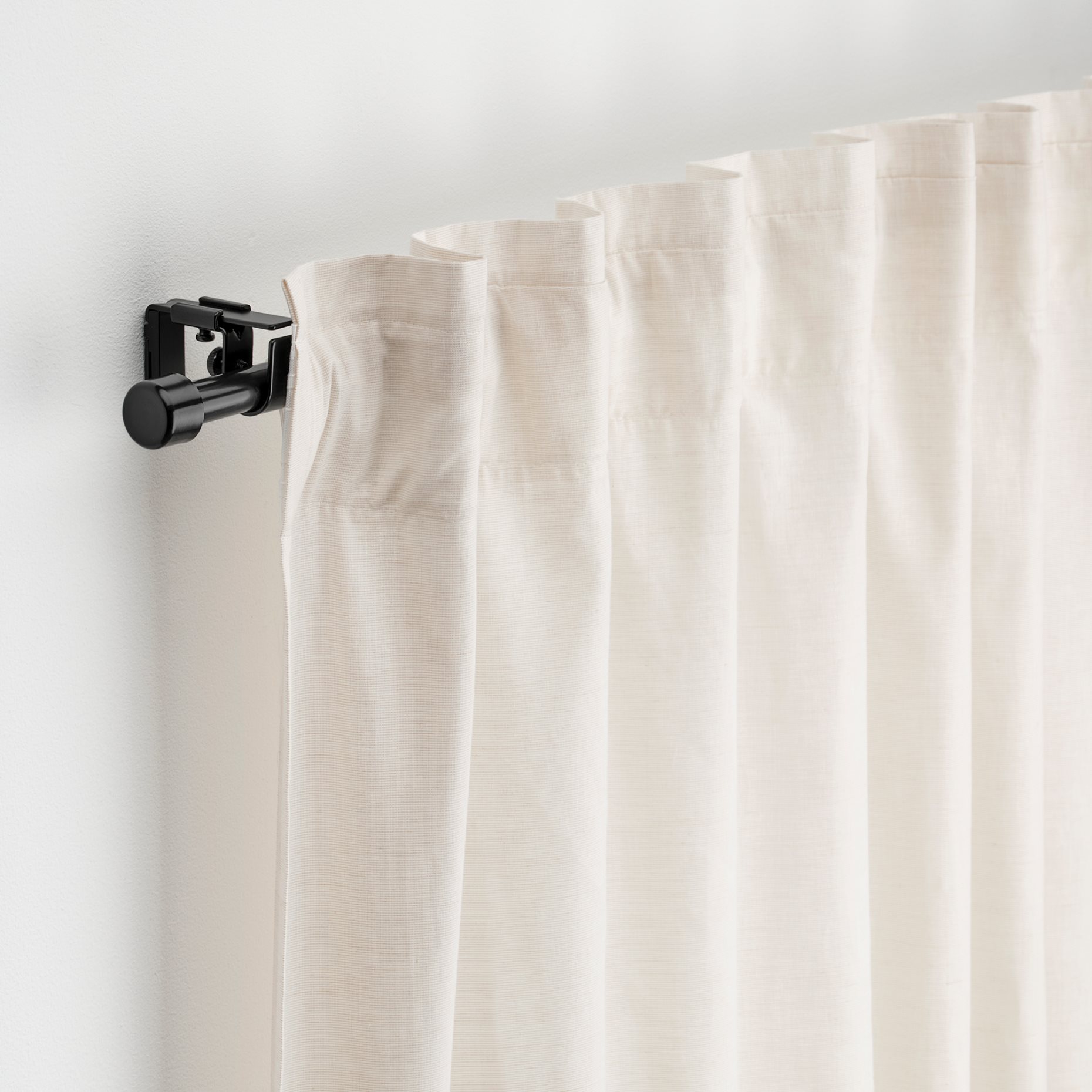BEKRÄFTA, curtain rod set, 120-210 cm 19 mm, 104.895.37
