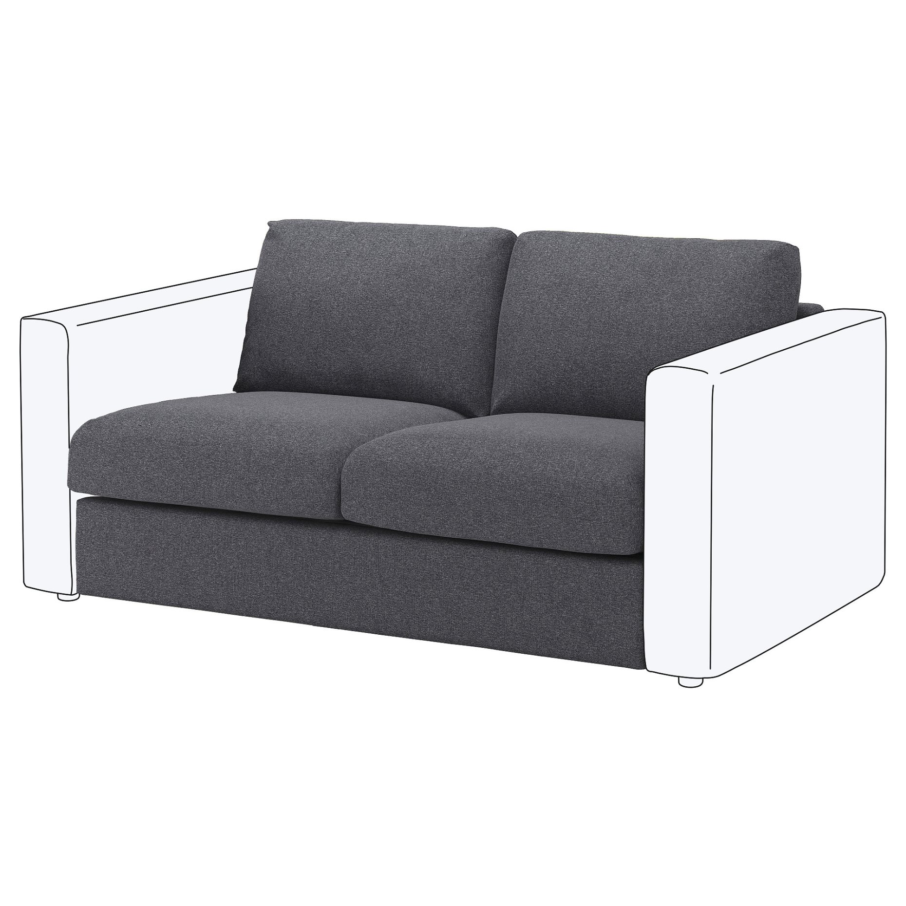 VIMLE, cover for 2-seat section, 104.957.84