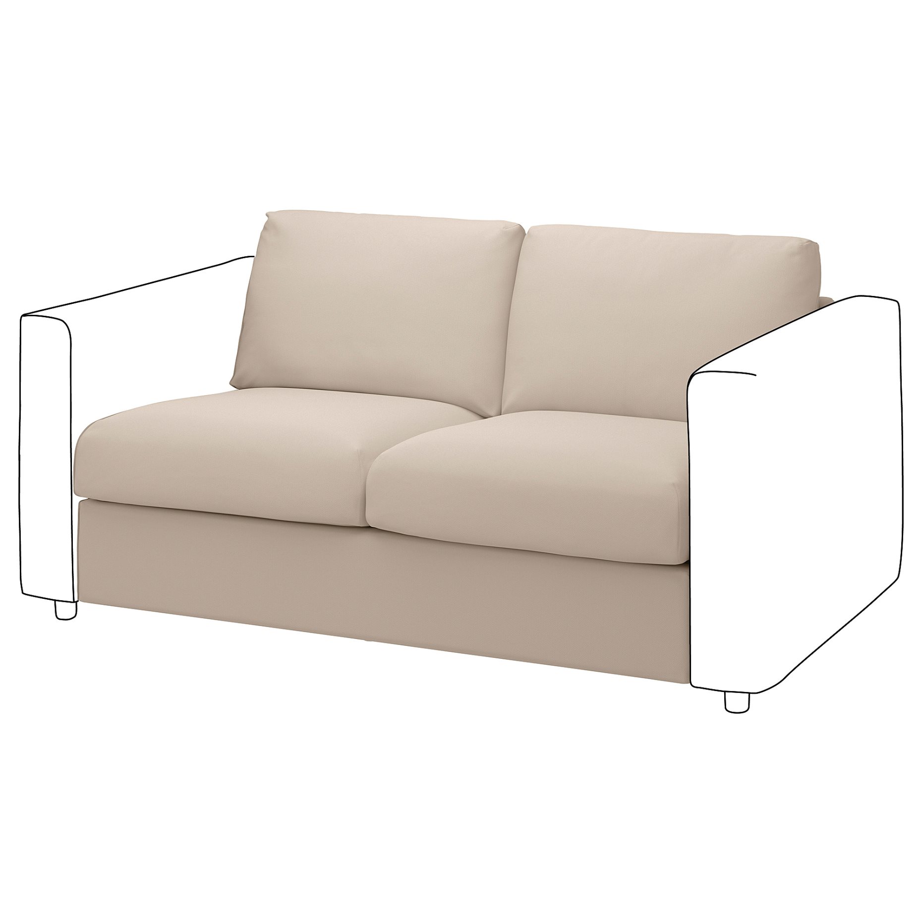 VIMLE, cover for 2-seat section, 104.958.59