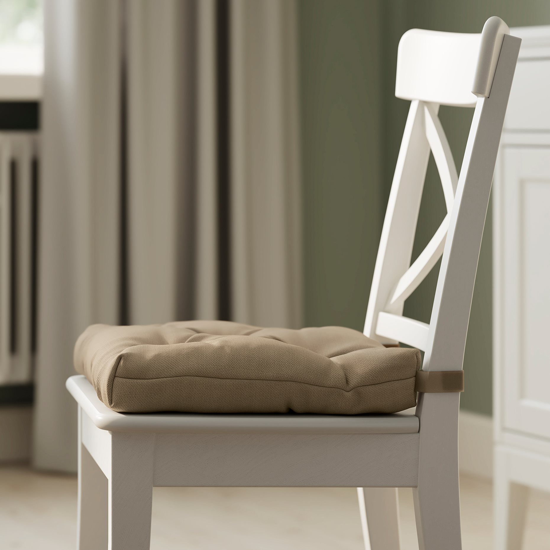 MALINDA, chair cushion, 40/35x38x7 cm, 105.715.70
