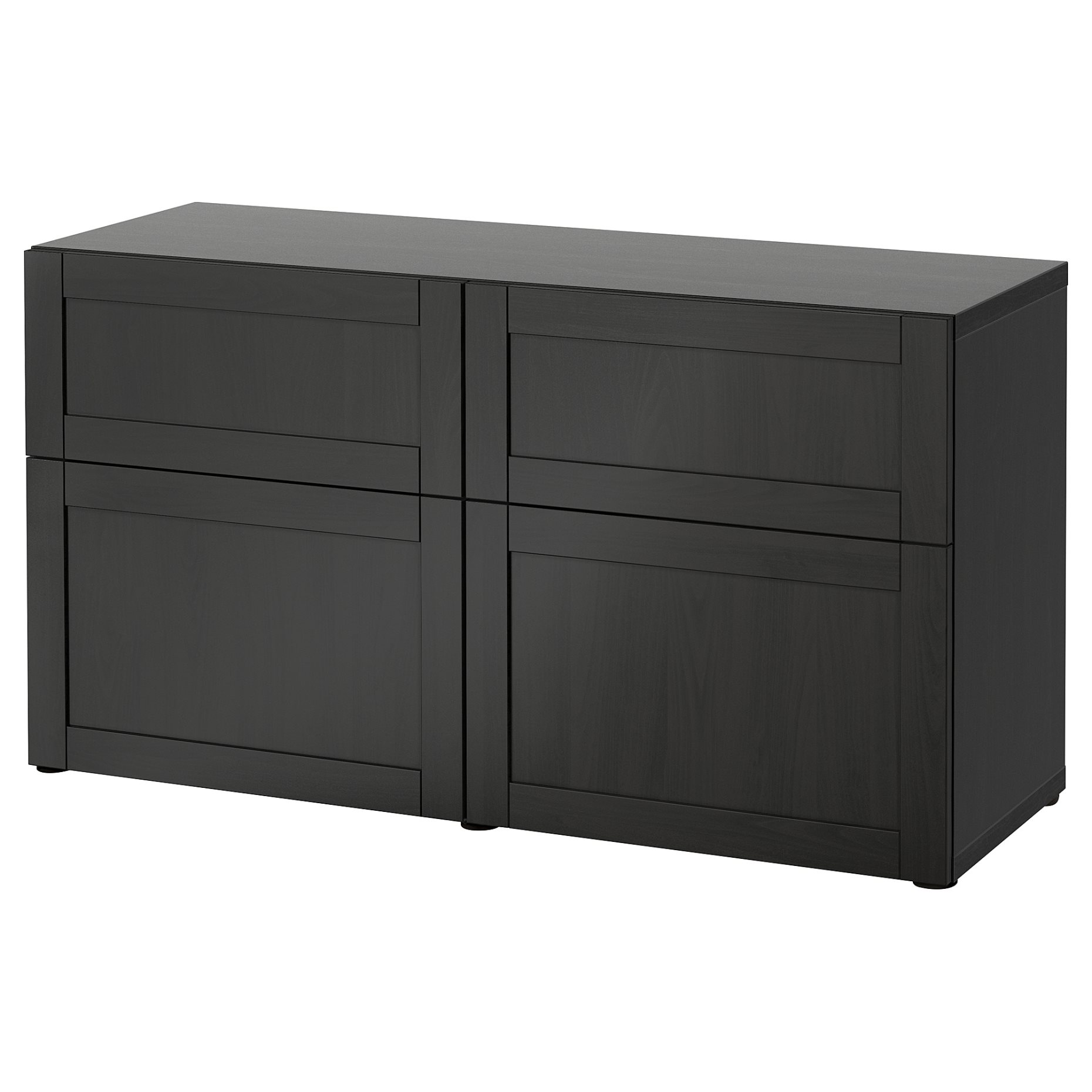 BESTÅ, storage combination with doors/drawers soft-closing, 120x42x65 cm, 193.246.41