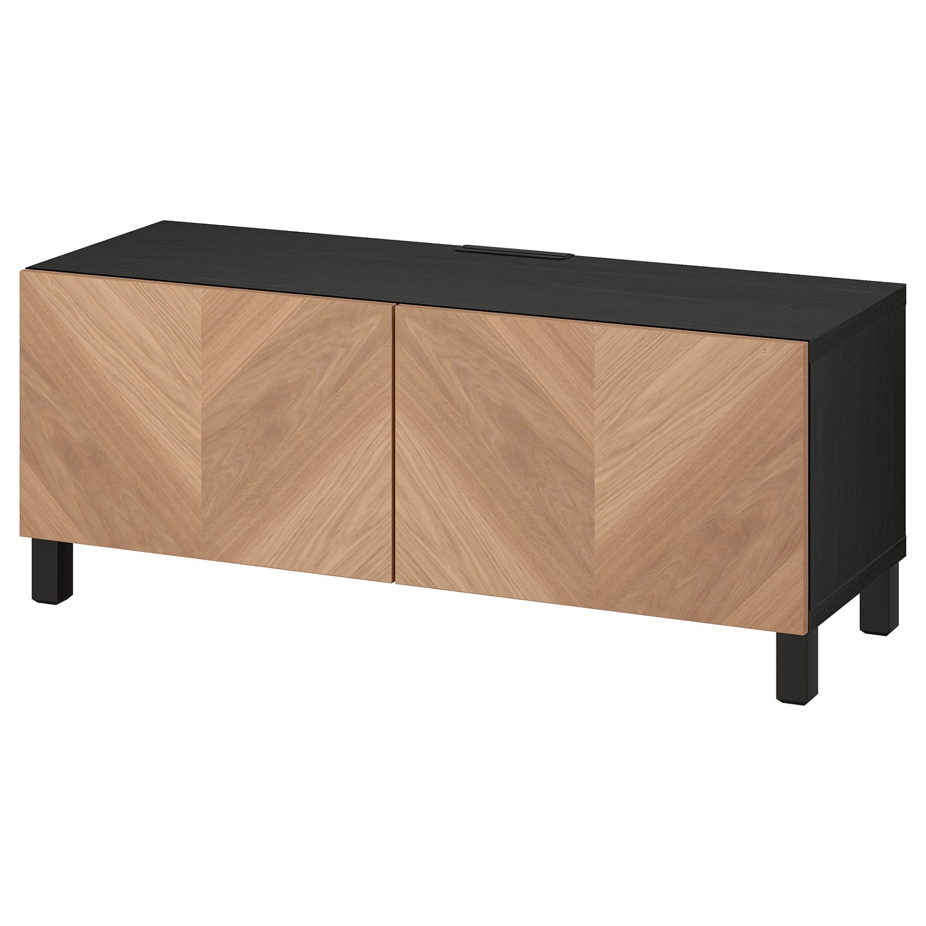 BESTÅ, TV bench with doors, 120x42x48 cm, 194.196.20