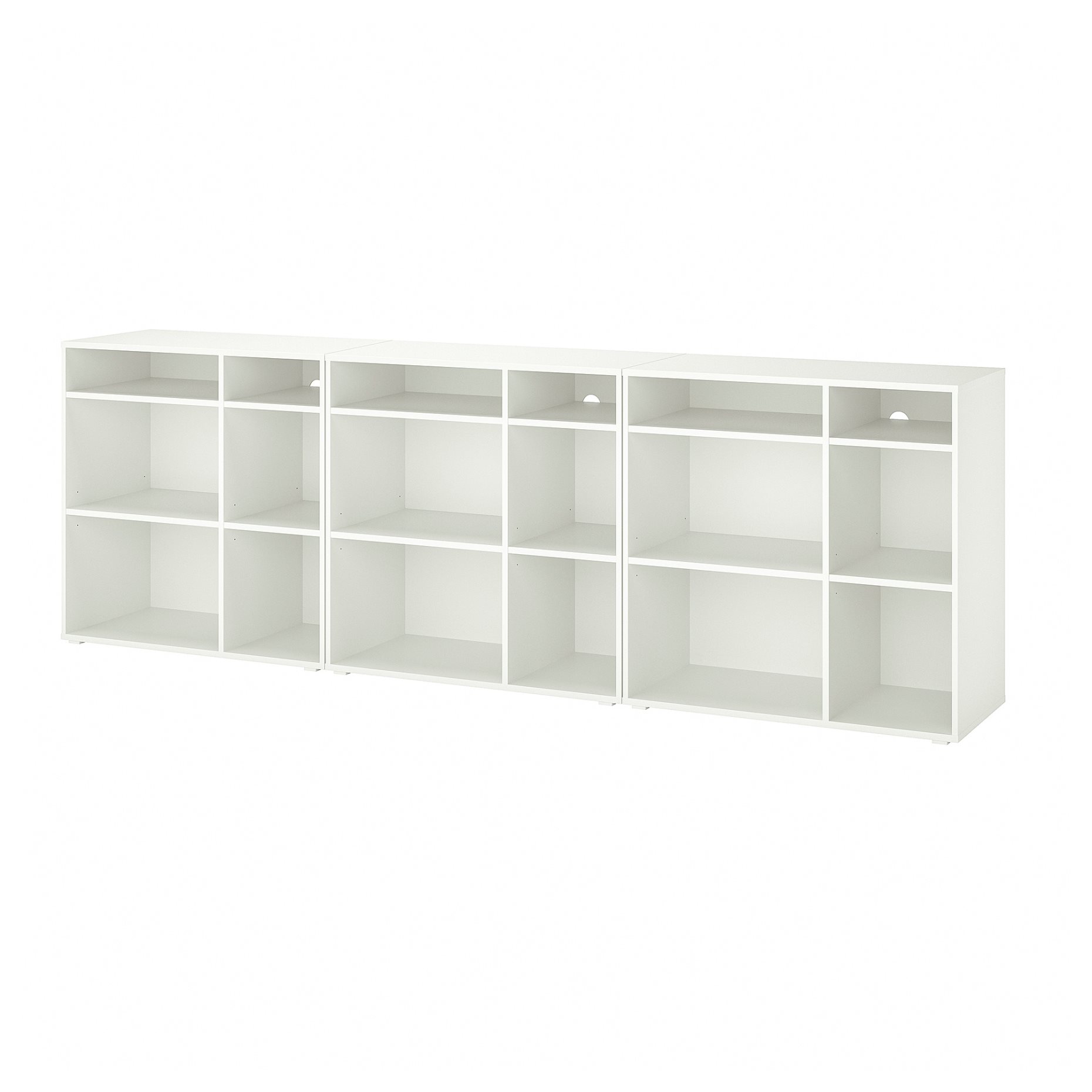 VIHALS, shelving combination, 286x37x90 cm, 194.405.65
