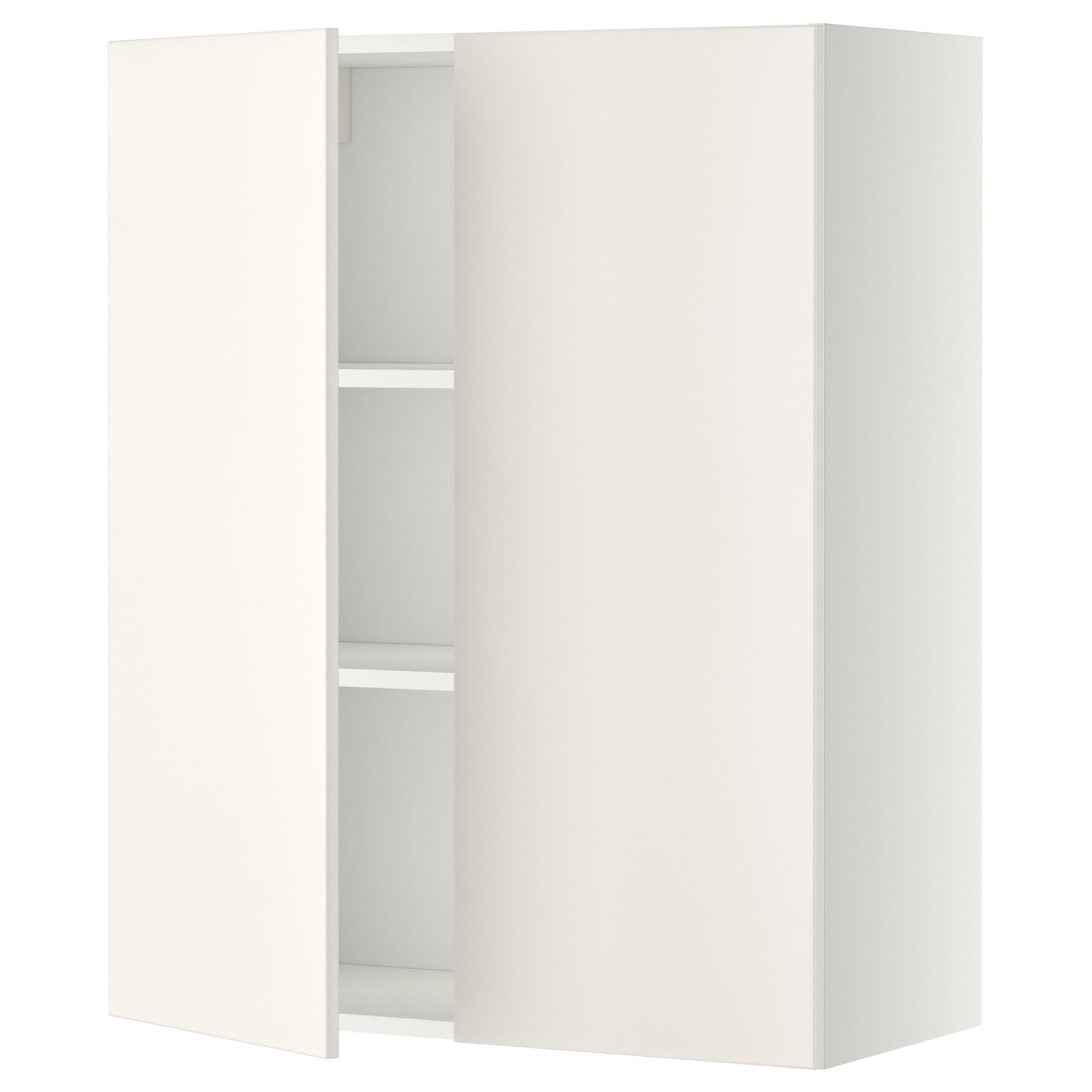 METOD, wall cabinet with shelves/2 doors, 80x100 cm, 194.689.98