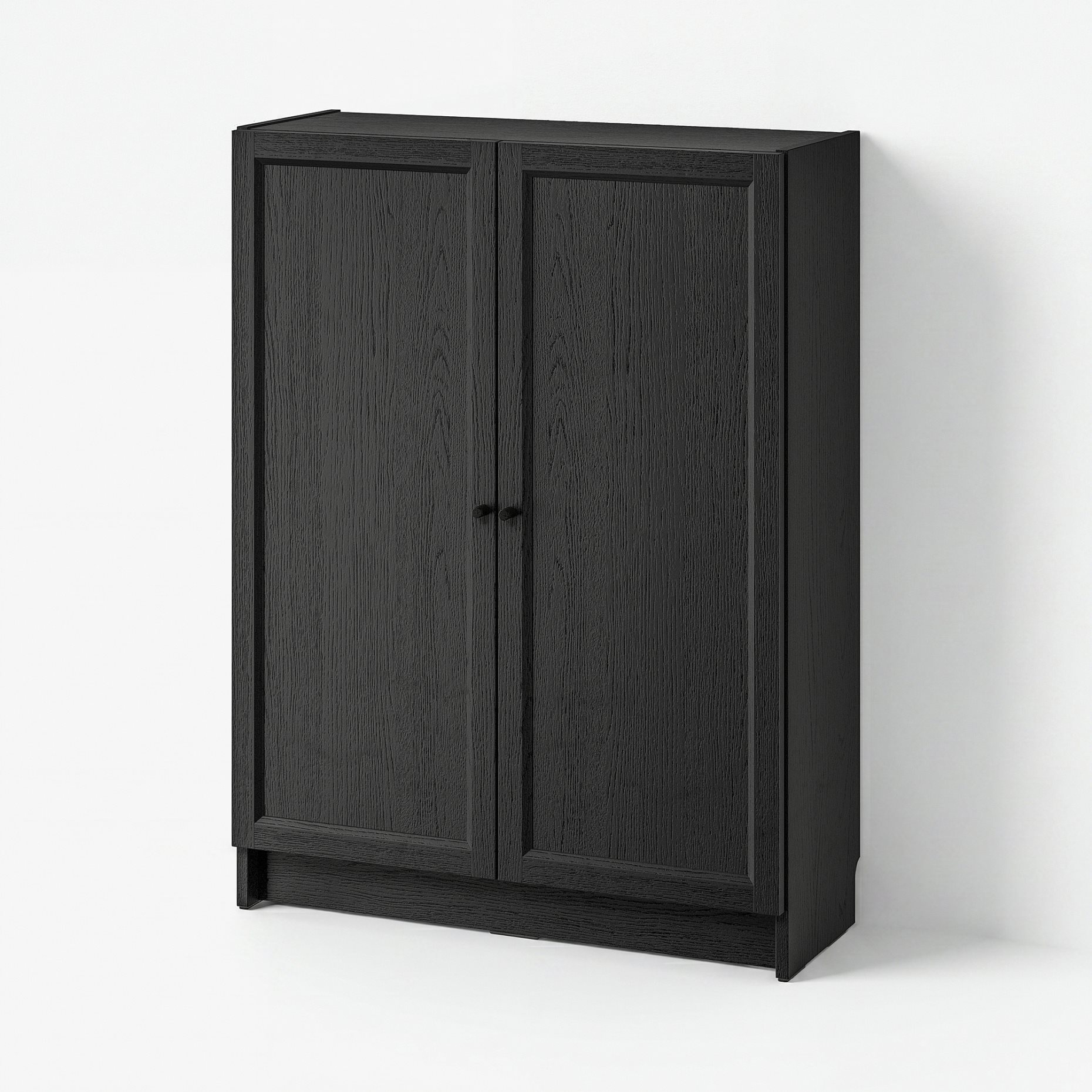 BILLY/OXBERG, bookcase with doors, 80x30x106 cm, 194.832.77