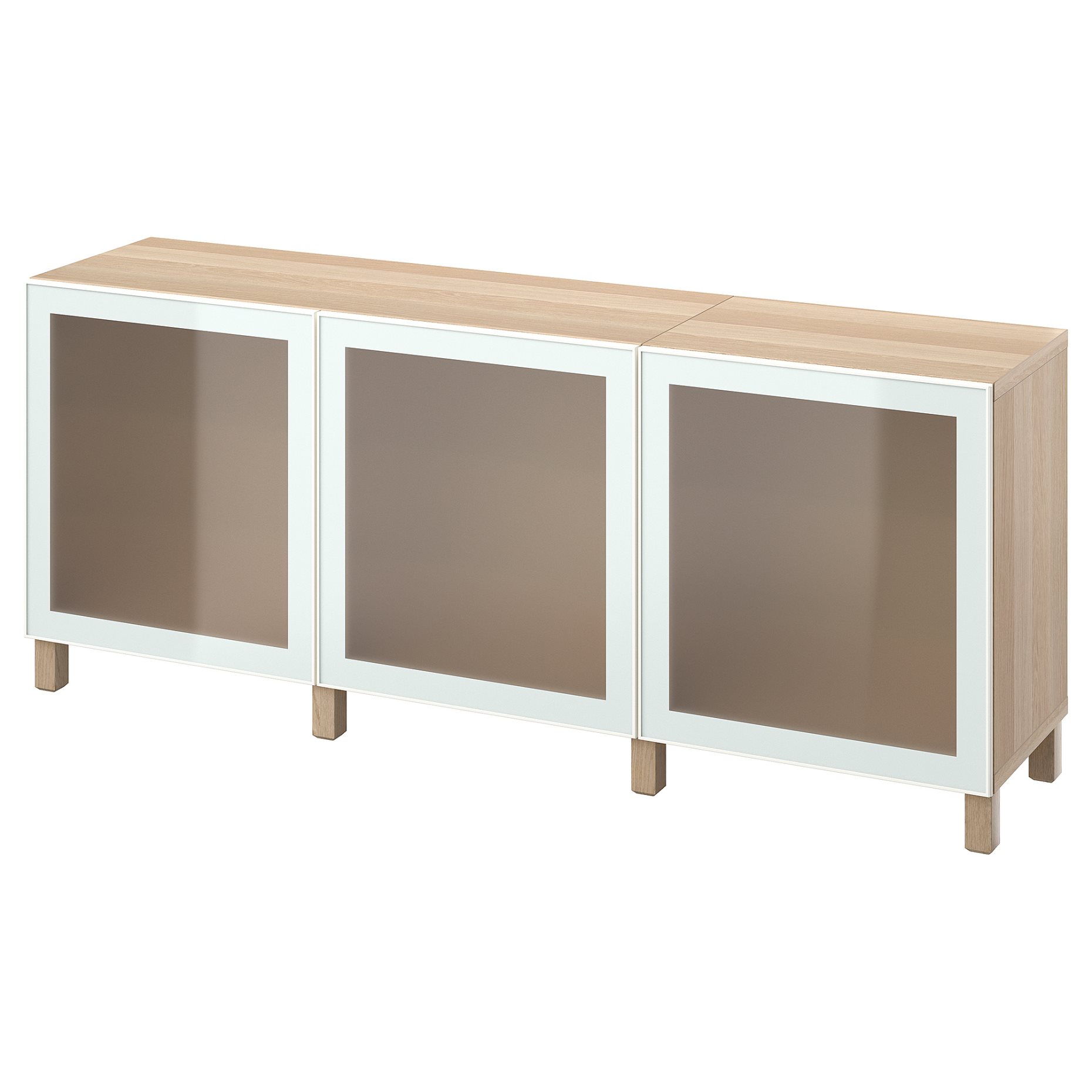 BESTÅ, storage combination with doors, 180x42x74 cm, 194.888.16